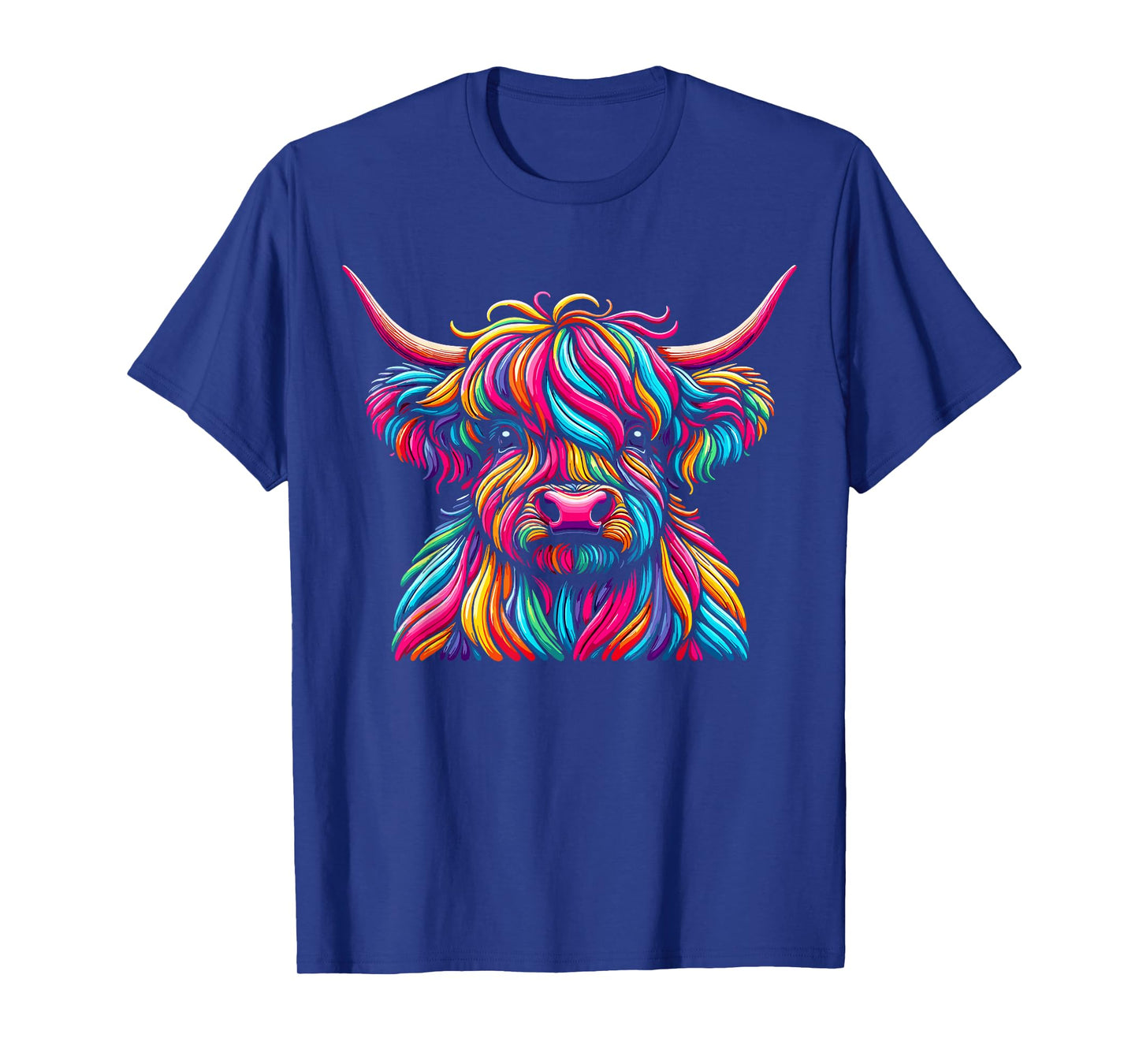 Highland Cow Colorful T-Shirt
