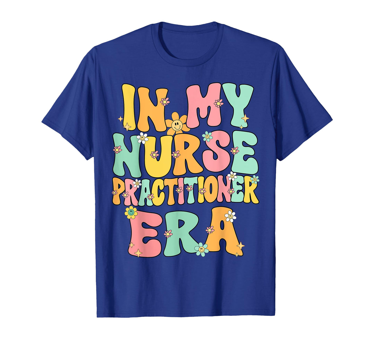 In My Nurse Practitioner Era Retro Groovy Nurse Practitioner T-Shirt