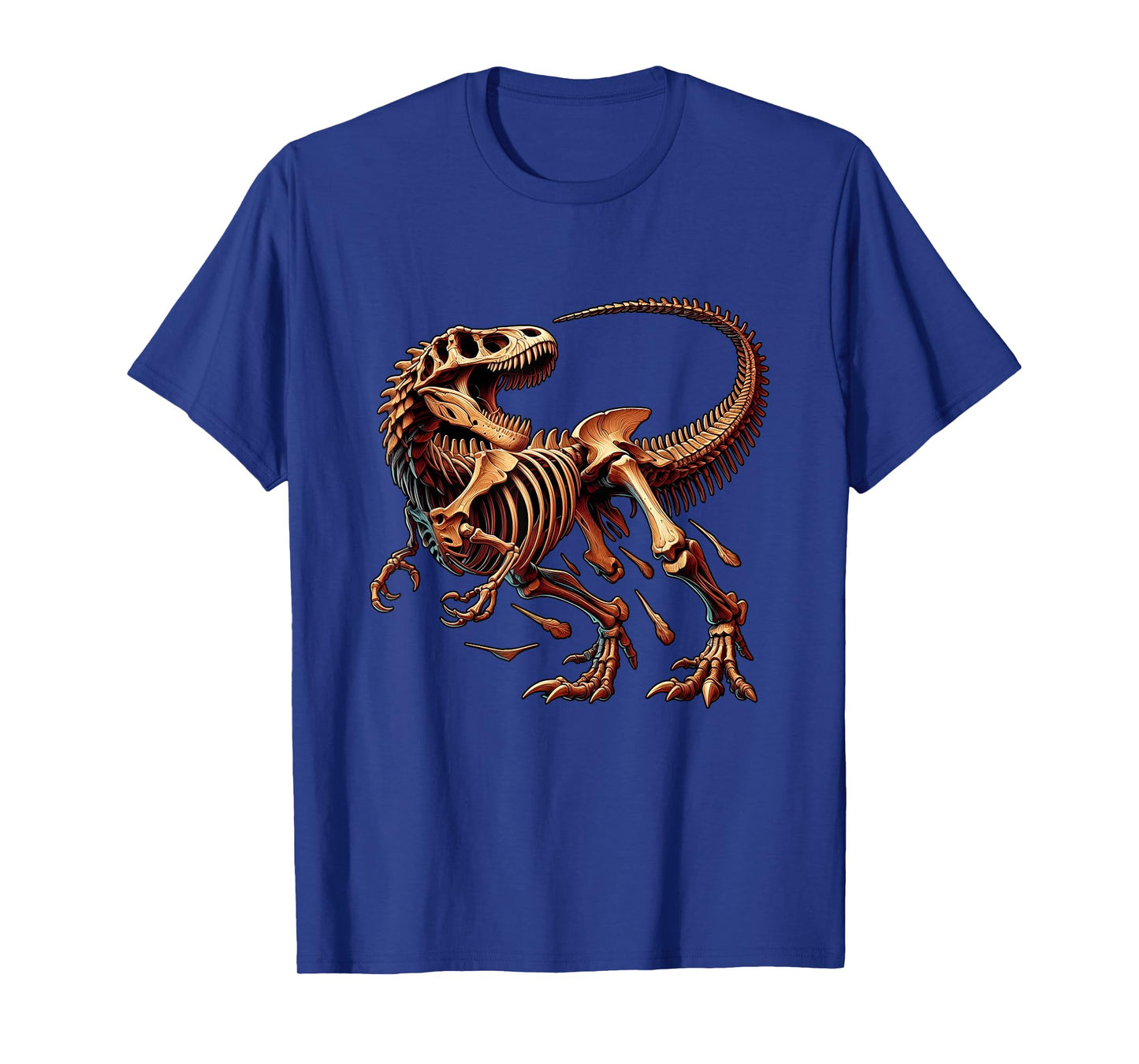 T-Rex Fossil Dinosaur Skeleton Bones Paleontology Science T-Shirt