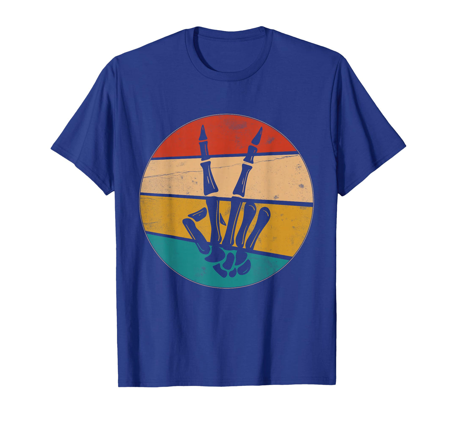 Peace Sign Skeleton Hand T-Shirt