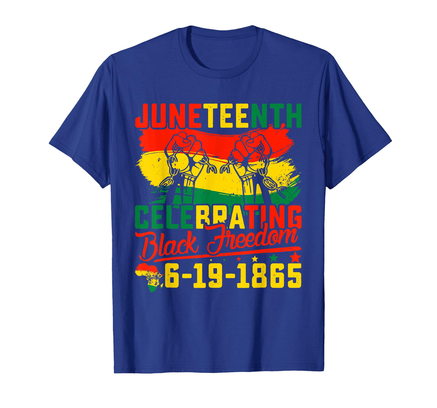 Juneteenth tshirt Juneteenth Celebrating Black Freedom 1865 T-Shirt