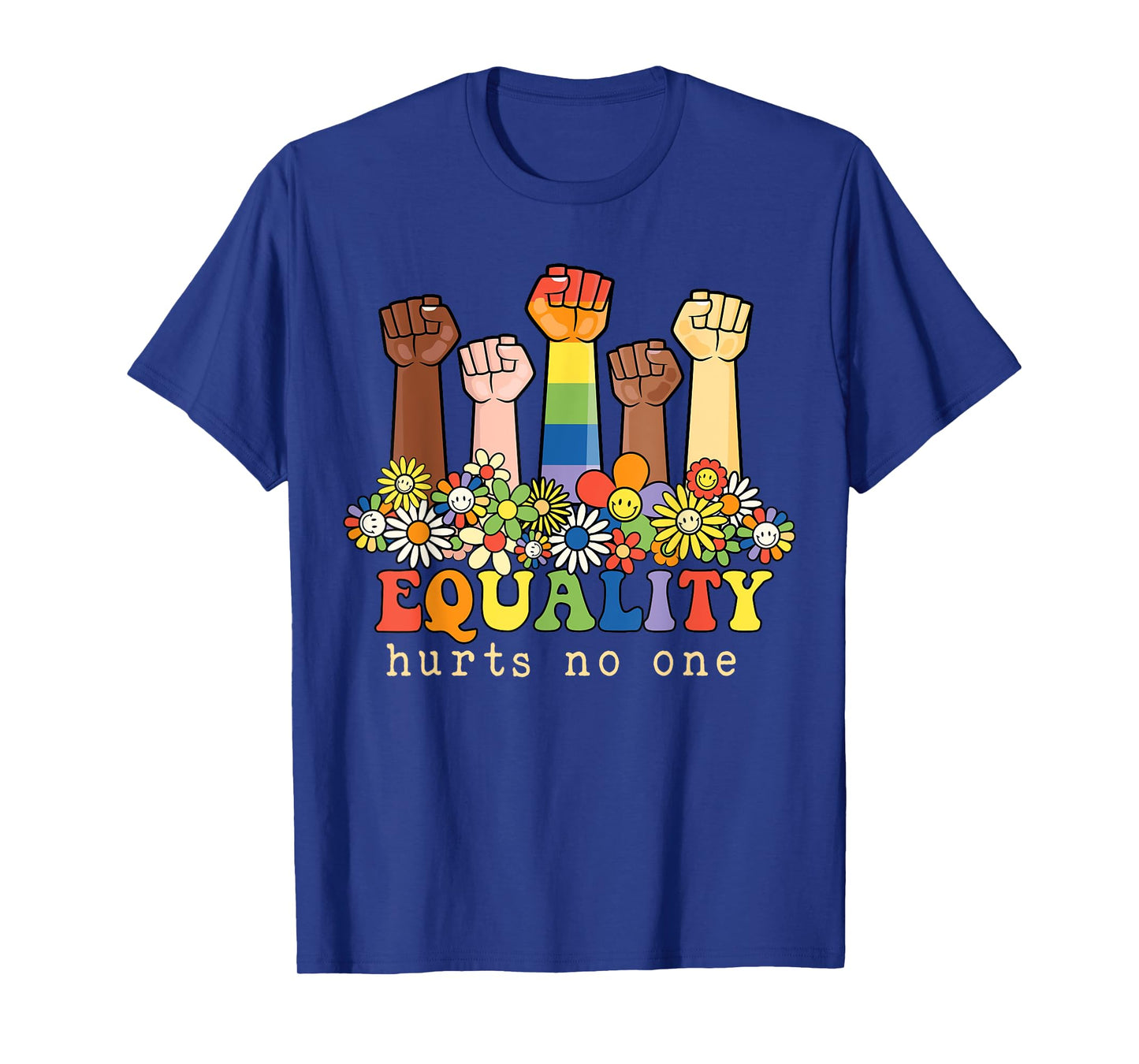 Equality Hurts No One Gay Pride Black Rights Social Justice T-Shirt