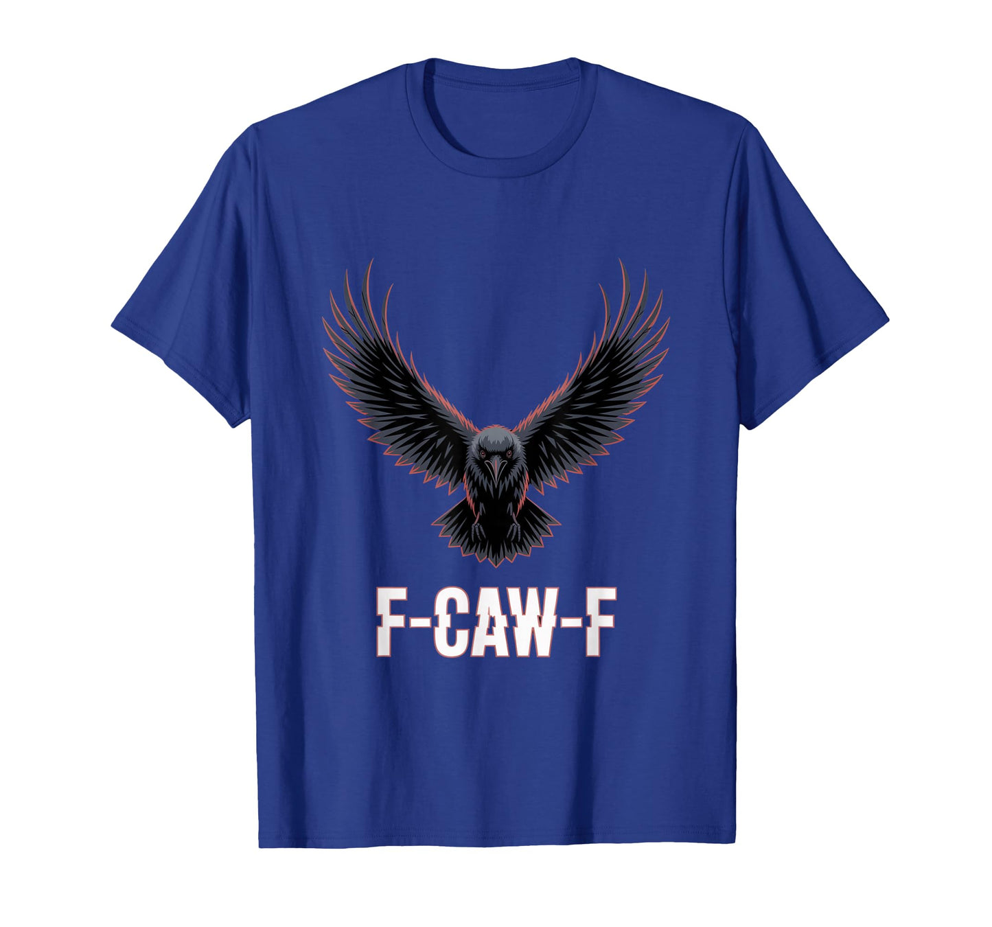 F-Caw-F Crow Funny Gothic Moon Black Bird Halloween T-Shirt
