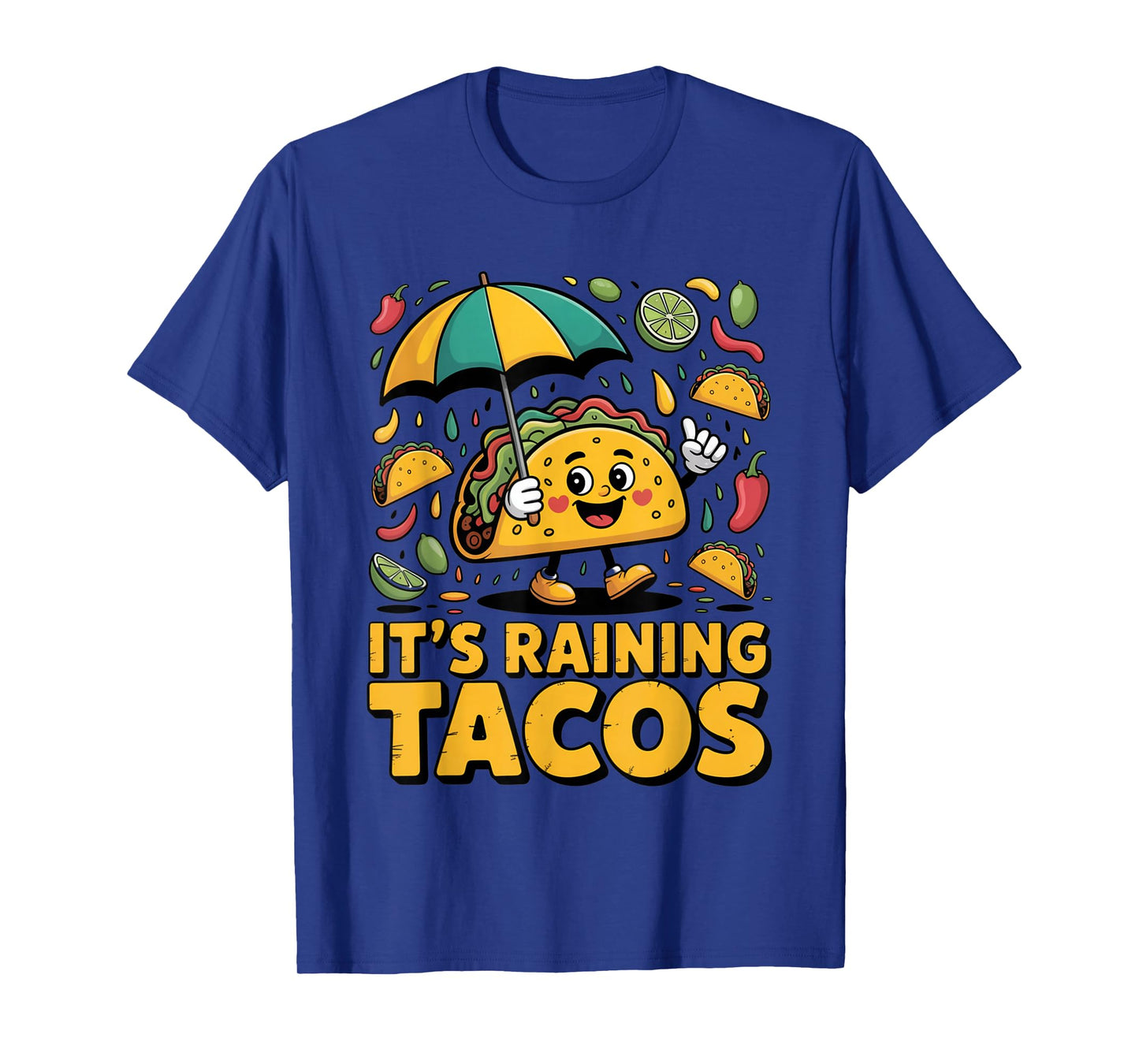 It's Raining Tacos Funny Taco Lovers Kids Girls Boys T-Shirt