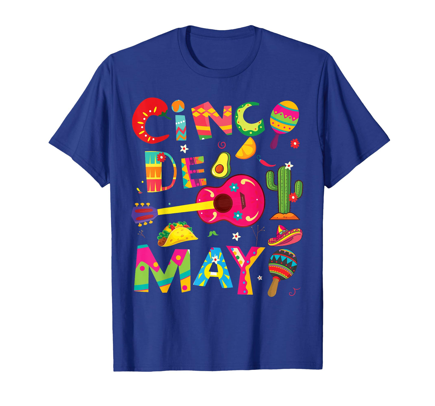 Cinco de Mayo, Men Women kids funny Mexican fiesta 5 De Mayo T-Shirt