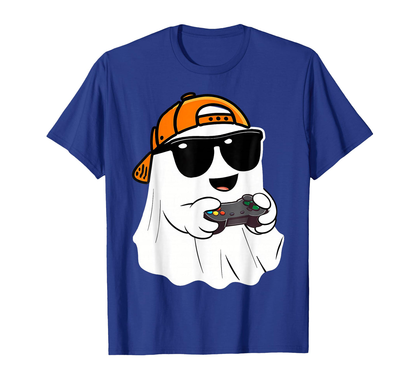 Halloween Boys Kids Ghost Gamer Scary Costume Gaming Men T-Shirt