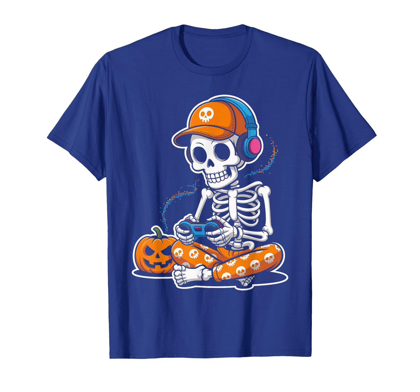 Gaming Skeleton Halloween Video Game Costume for Gamers T-Shirt