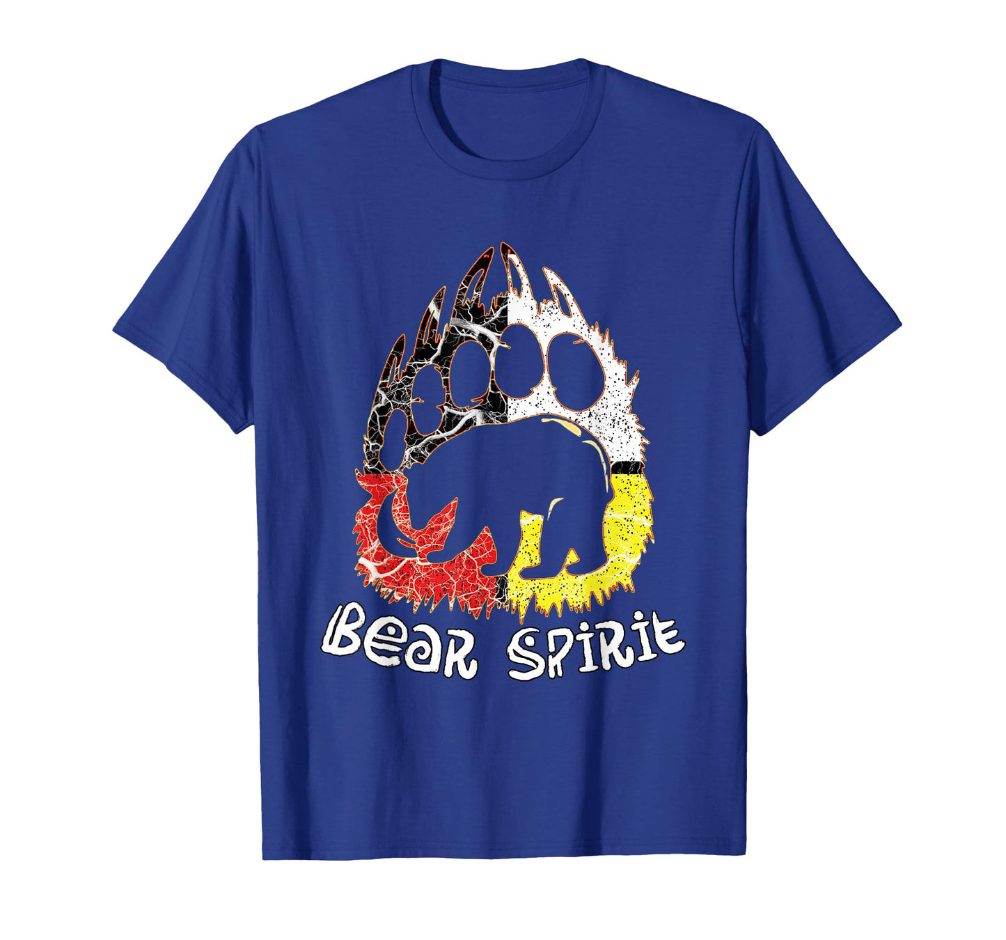 Native American Bear Spirit, Bear Paw T-Shirt
