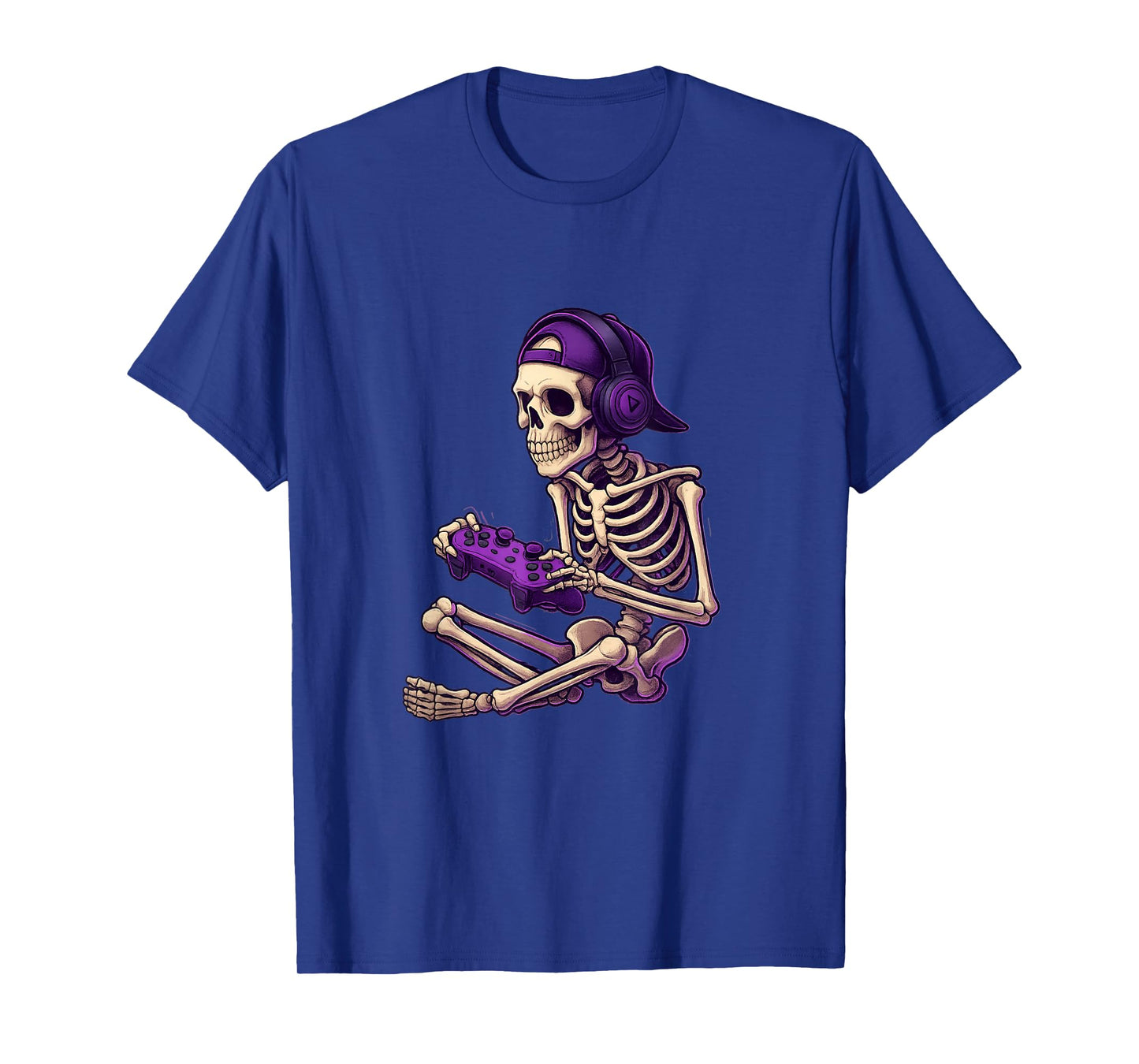 Skeleton Gamer Halloween Gaming Spooky Halloween Video Games T-Shirt