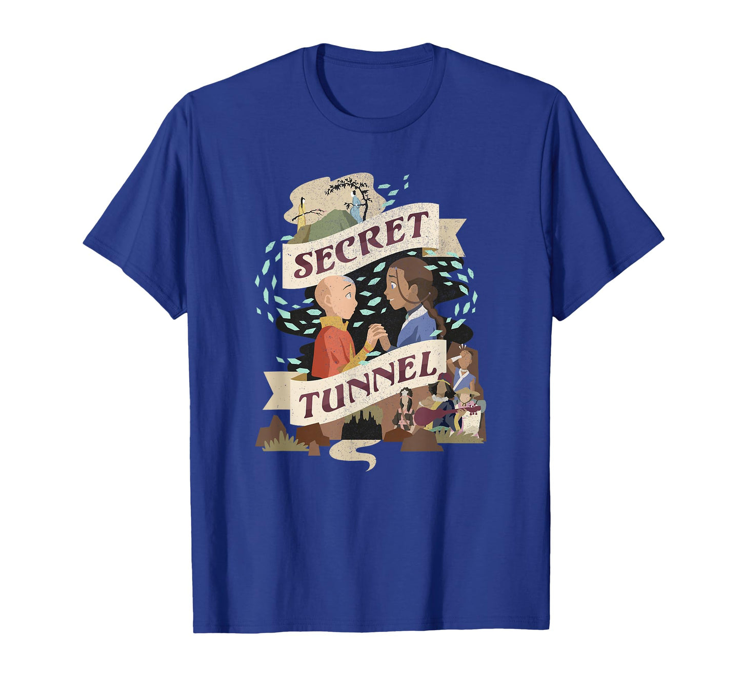 Avatar: The Last Airbender Aang & Katara Secret Tunnel T-Shirt