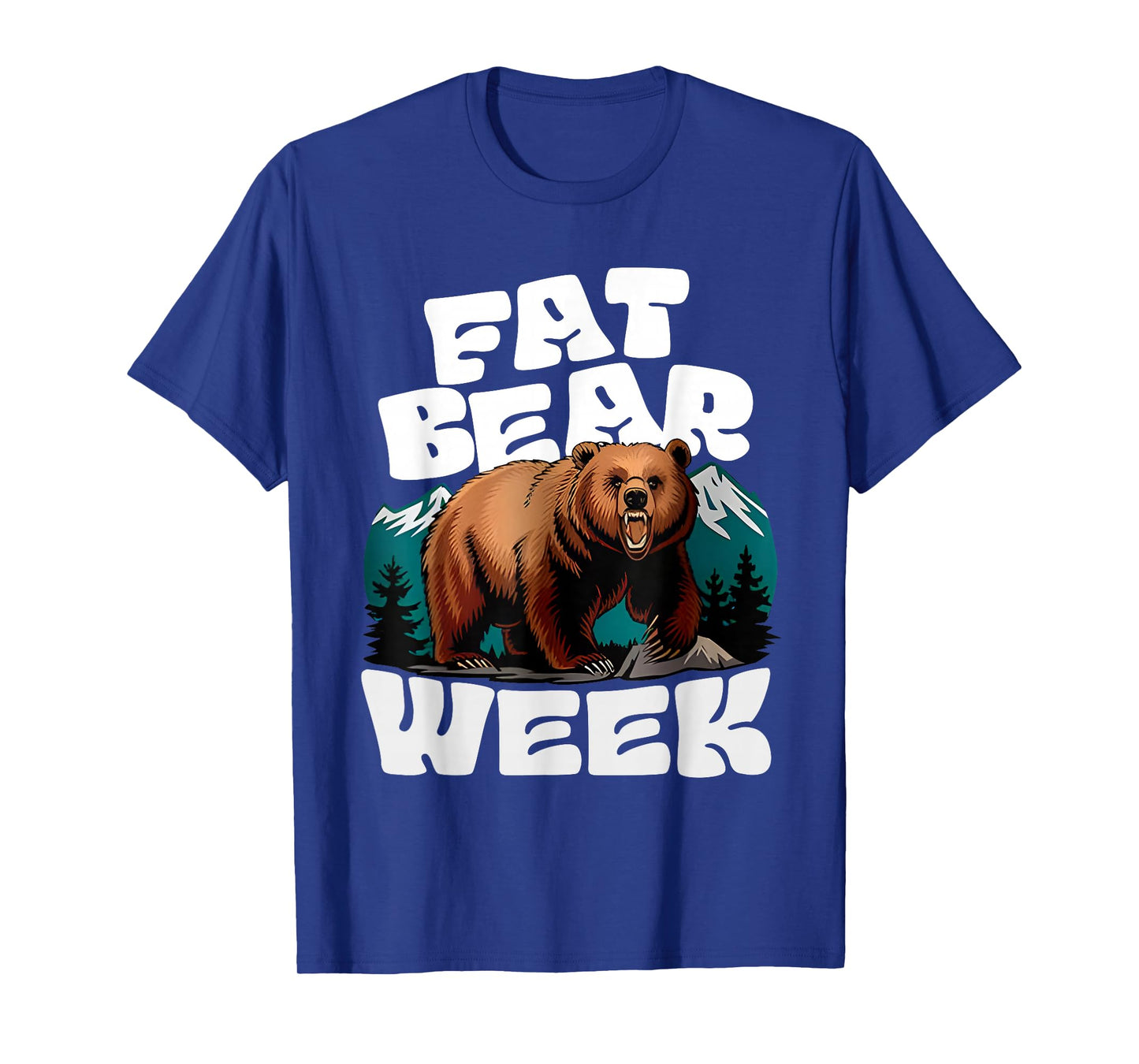 Vintage Fat Bear Week Nature Planet Bear Grizzly Days T-Shirt