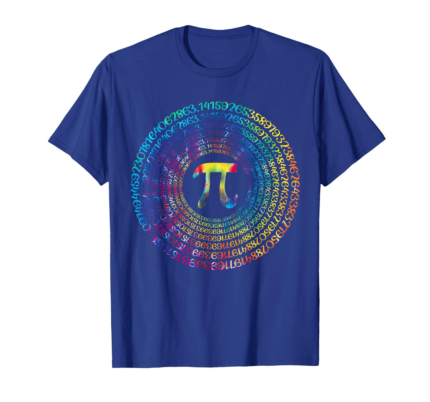Math Teacher Algebra & Geometry 3,14 Tie Dye Mathematical T-Shirt