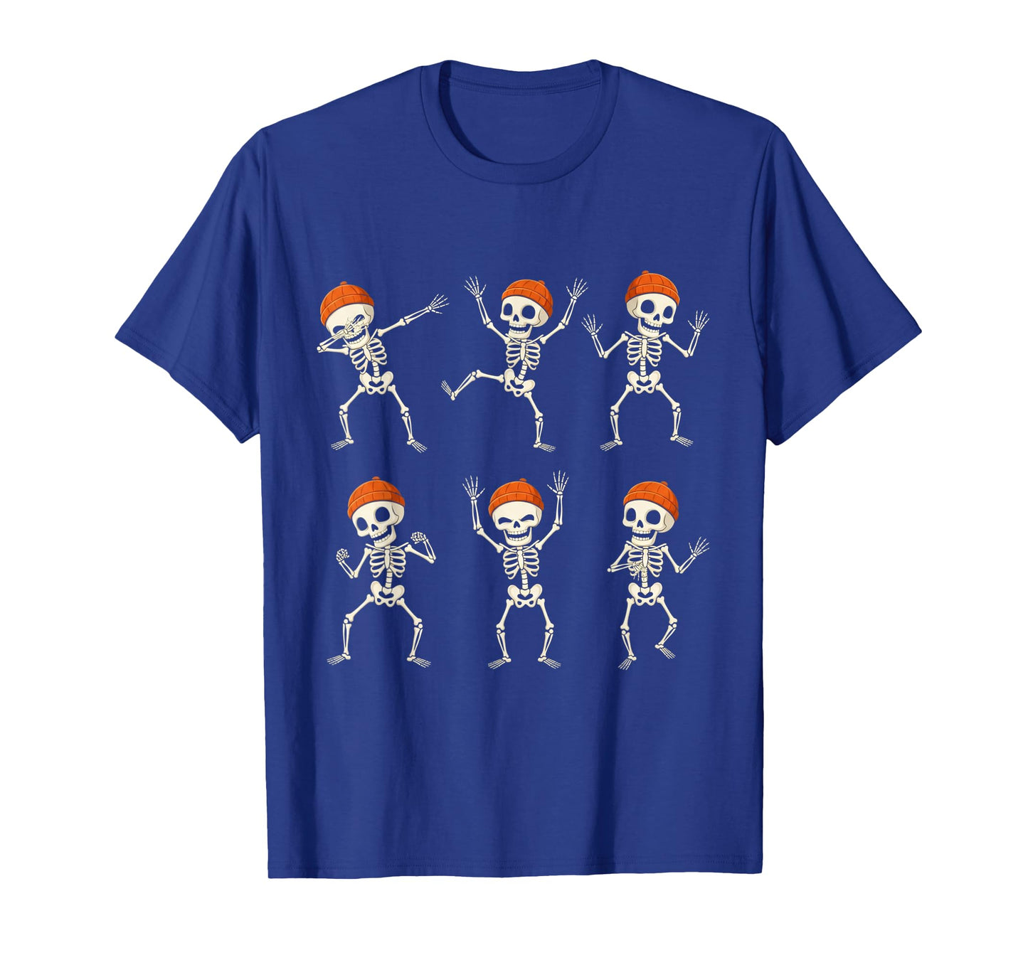 Dancing Skeletons Funny Spooky Halloween Dance Challenge T-Shirt
