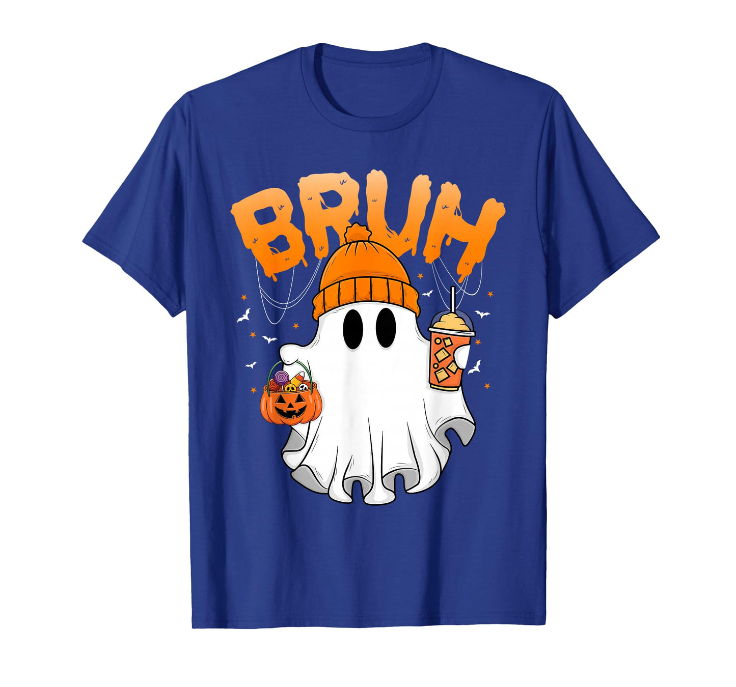 Bruh I Mean Boo Trick or Treating Funny Ghost Halloween T-Shirt