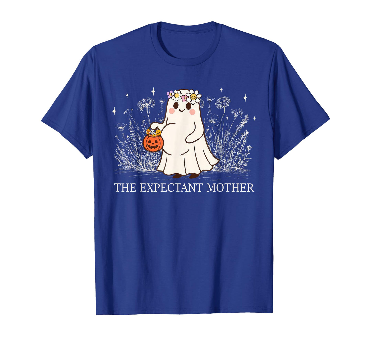 The Expectant Mother Halloween Pregnancy Pregnant Spooky T-Shirt