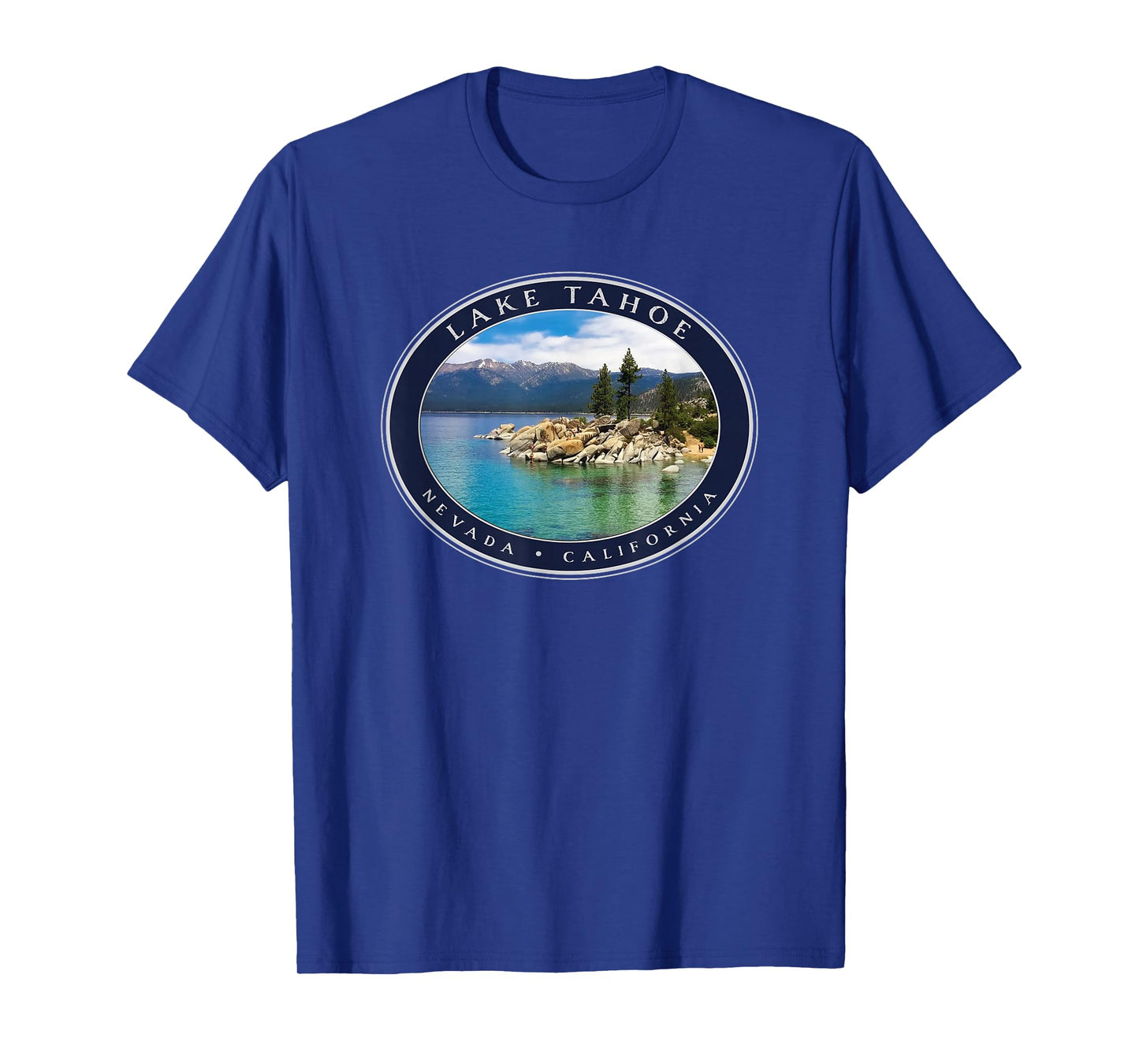 Lake Tahoe California Nevada Mountains Lake Trees Souvenir T-Shirt