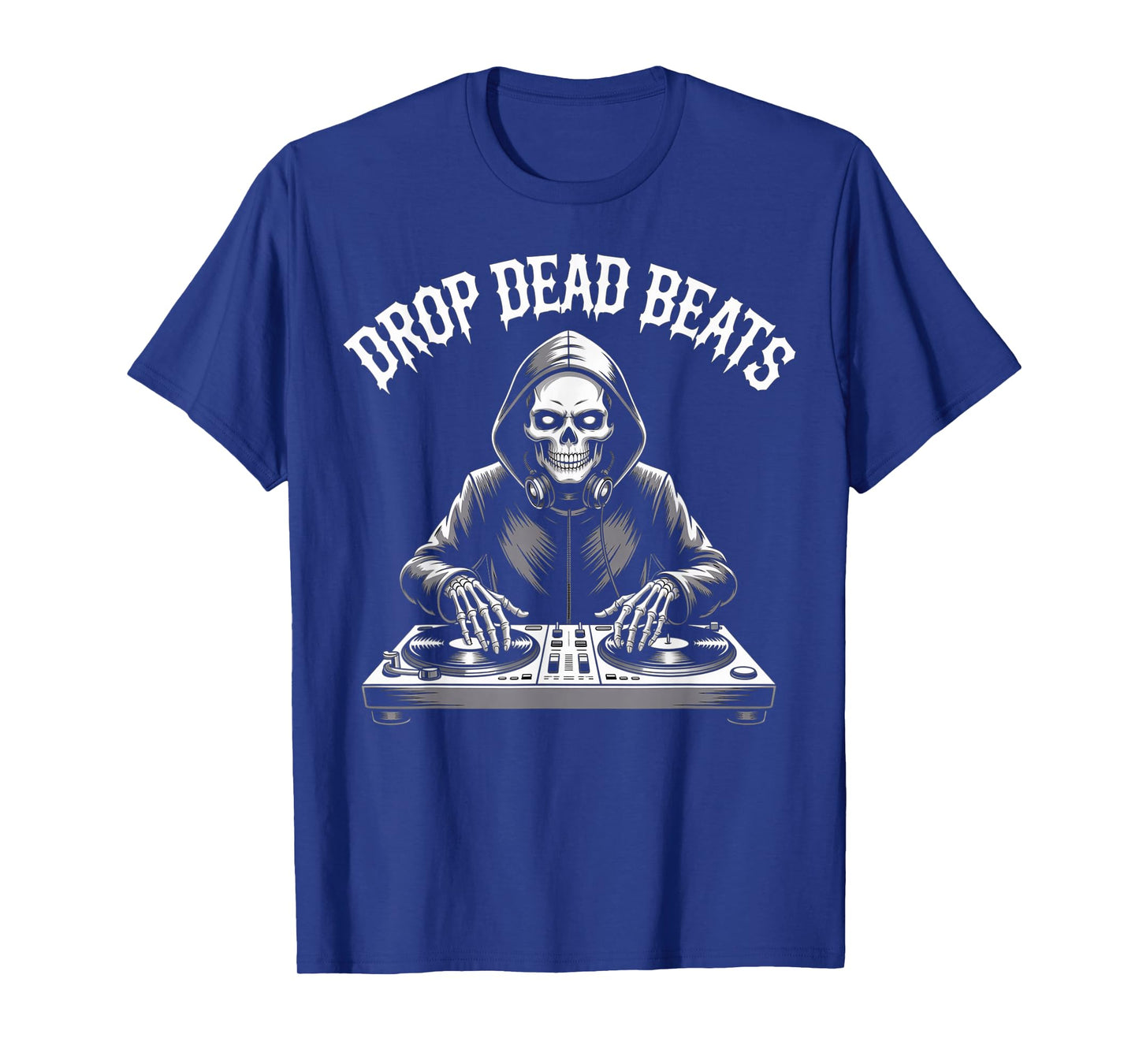 Drop Dead Beats Zombie DJ Halloween Party Horror Music Lover T-Shirt
