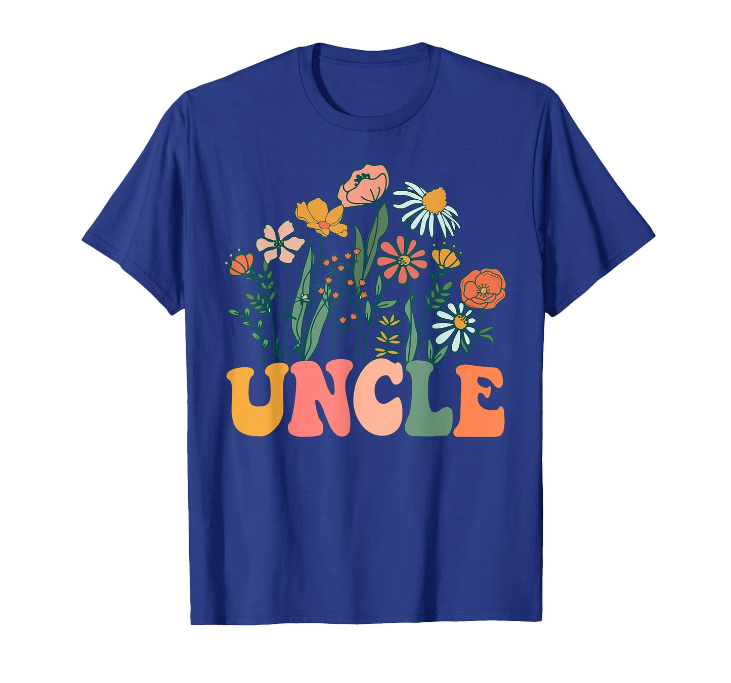 New UNCLE Wildflower First Birthday & Baby Shower T-Shirt