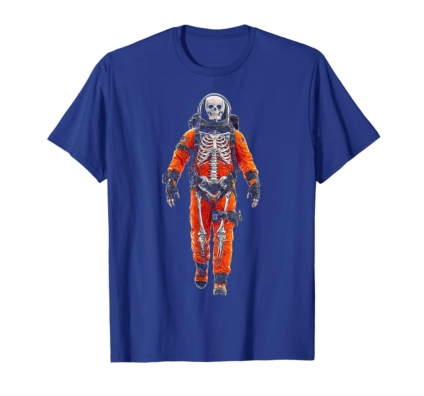 Halloween Skeleton Astronaut Skull Illustration Halloween T-Shirt