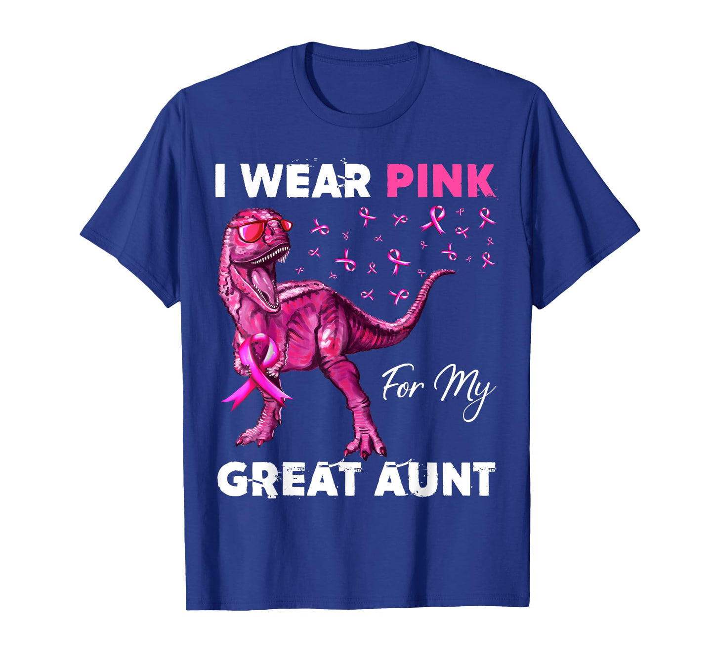 I Wear Pink For My Great Aunt Breast Cancer Awareness T-Shirt