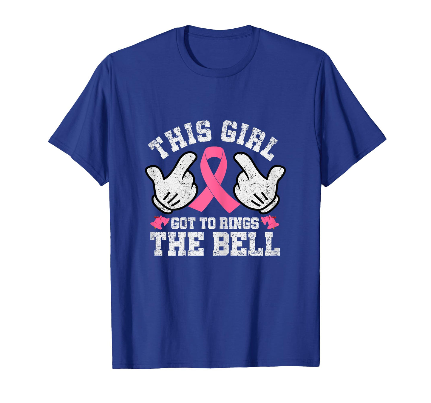 This Girl Rings the Bell Breast Cancer Awareness Pink Ribbon T-Shirt