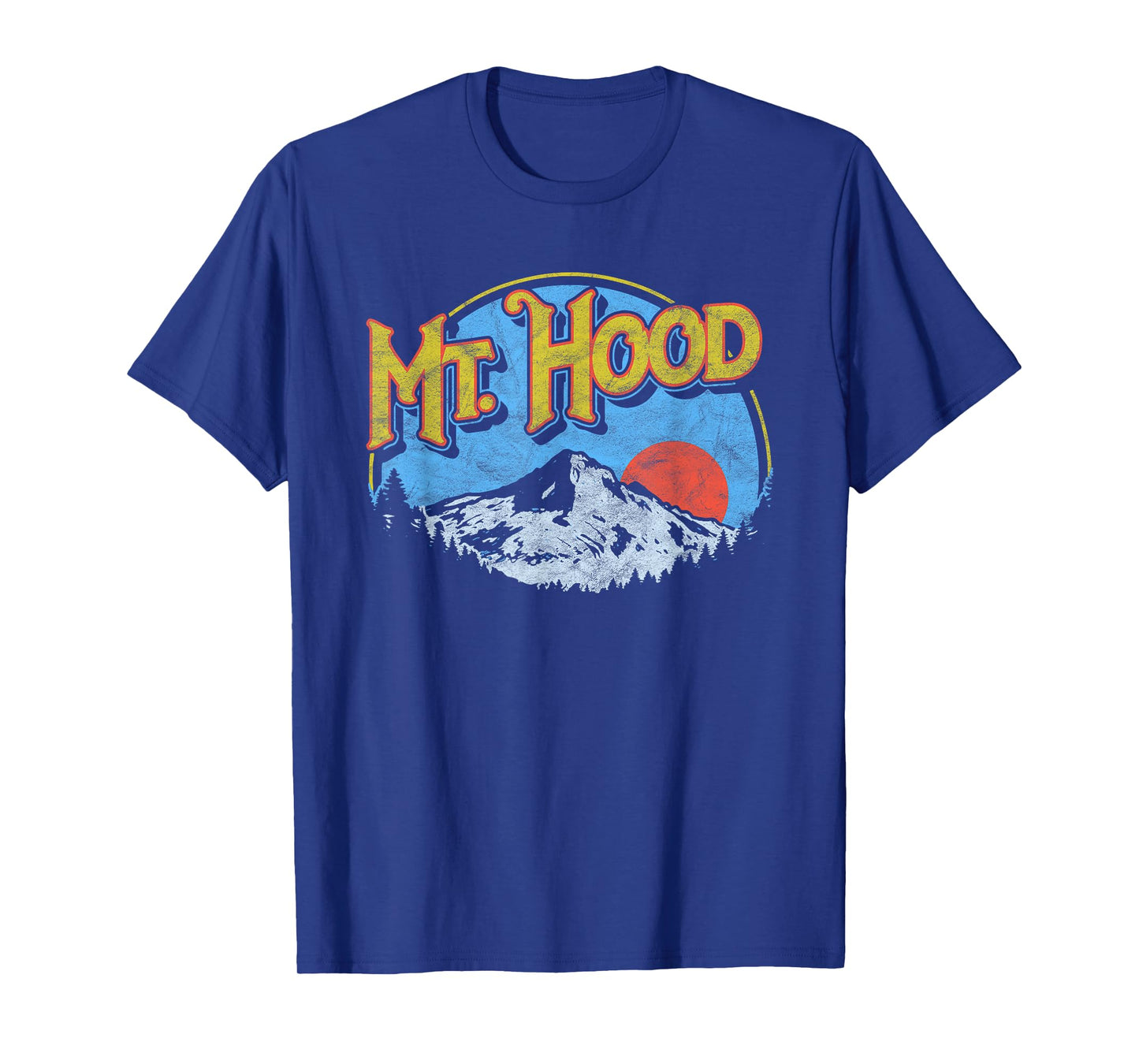 Vintage Mt Hood Oregon Nature & Outdoors Retro Graphic T-Shirt