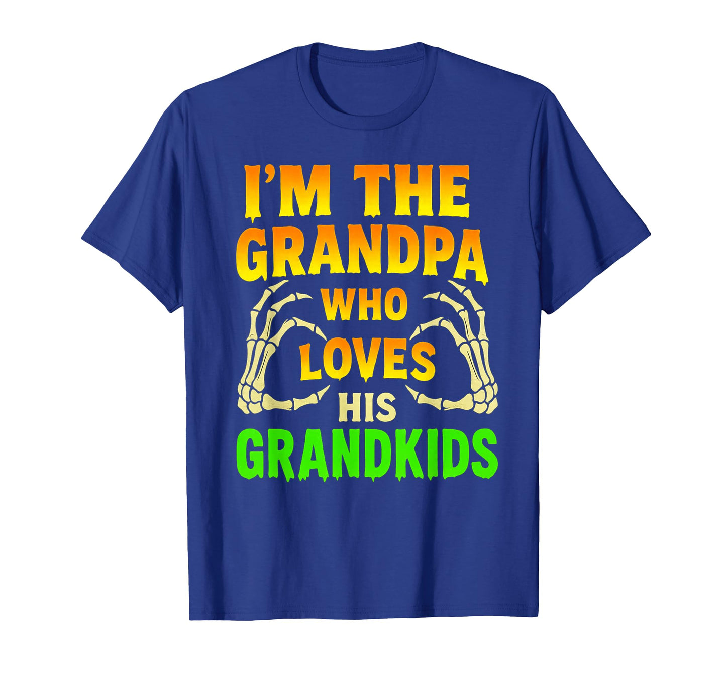 I'm The Grandpa Who Loves His Grandkids Halloween Fun T-Shirt