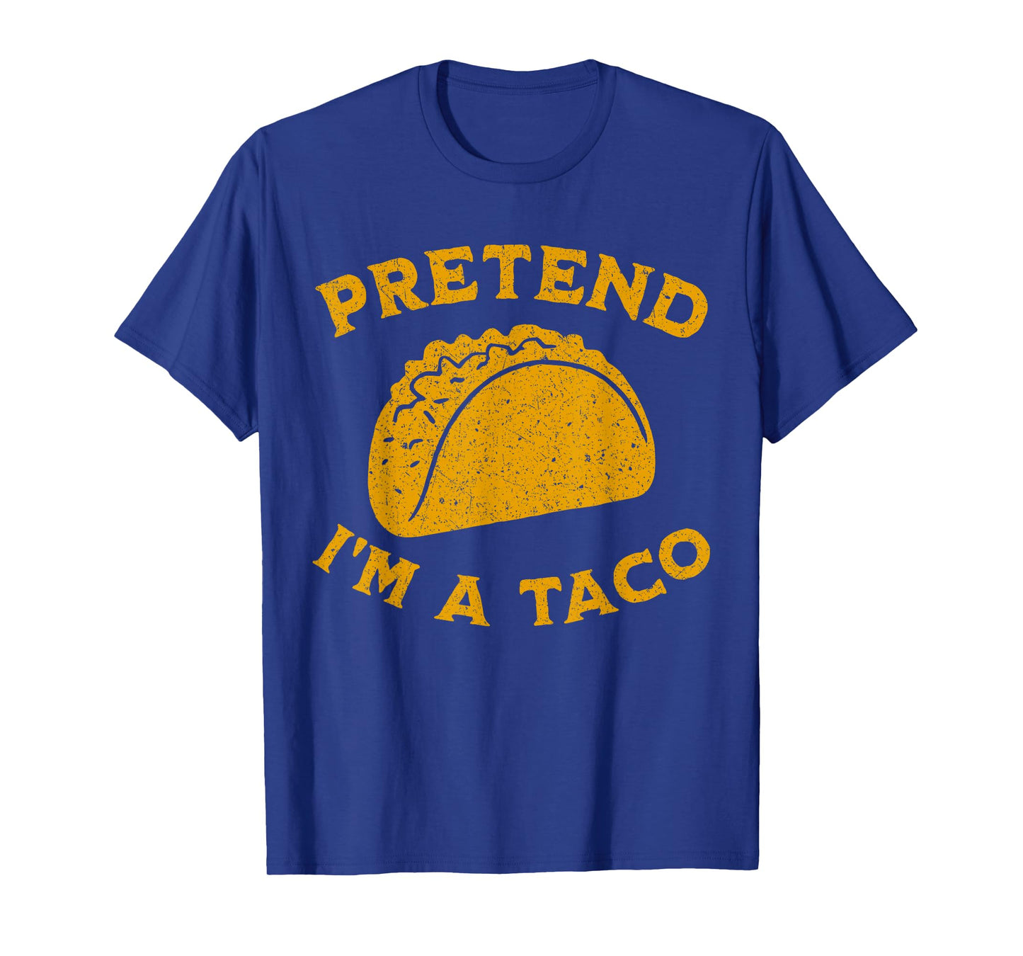 Vintage Halloween Taco Lover Halloween Pretend I'm A Taco T-Shirt
