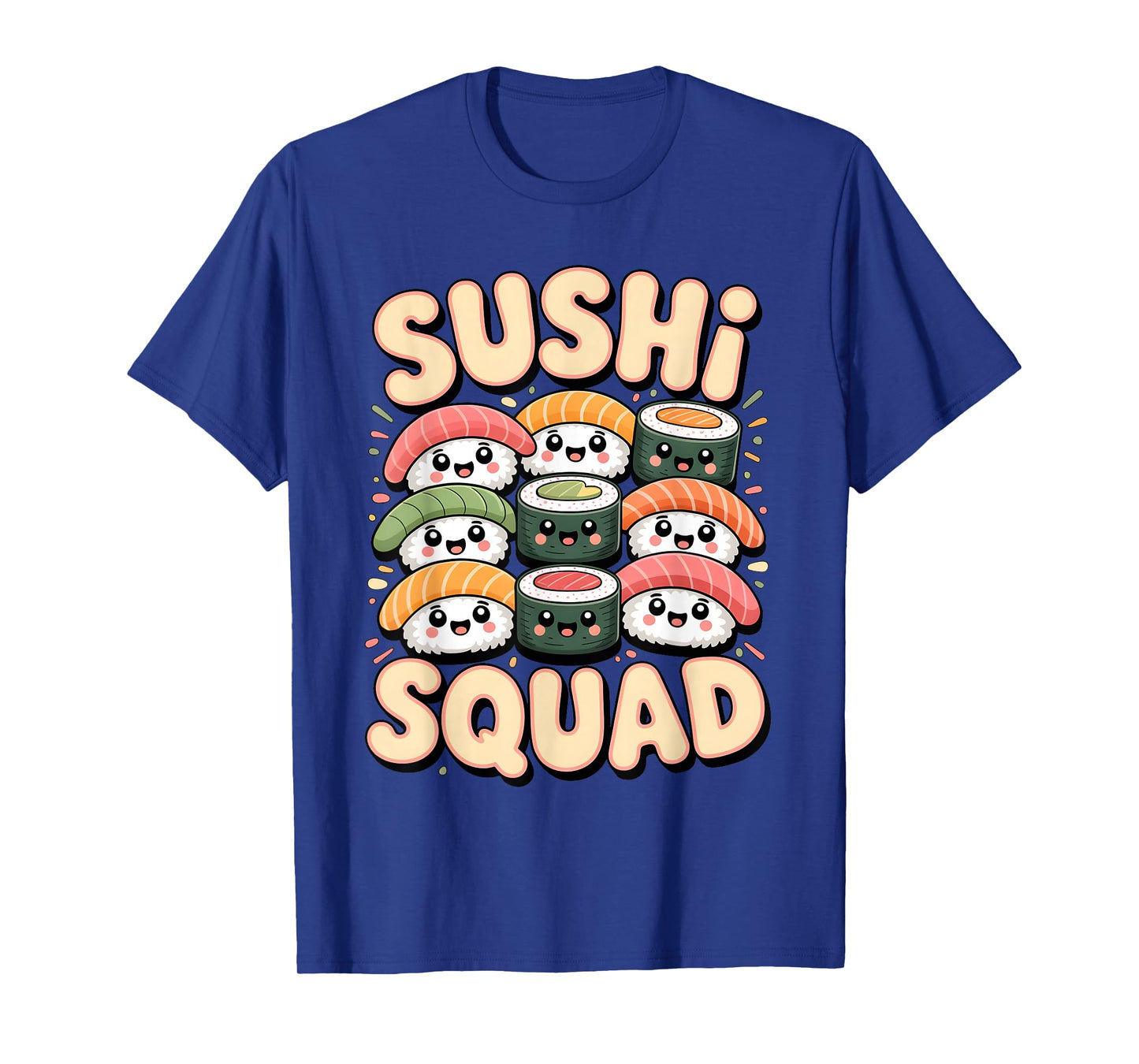 Sushi Squad Cute Kawaii Japanese Food Funny Matching T-Shirt
