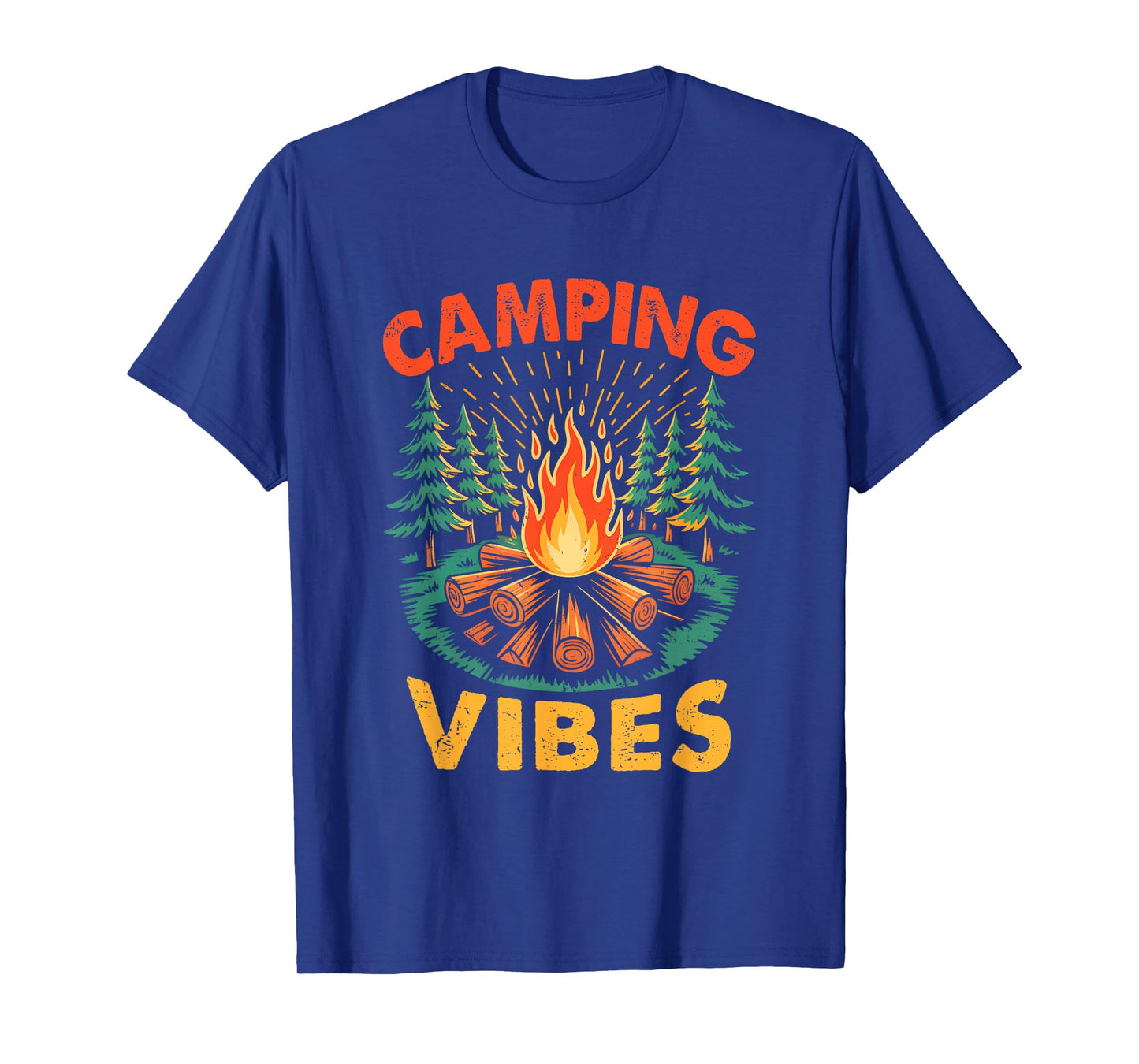Camping Vibes Nature Lover Camper Camping Day Men Women T-Shirt