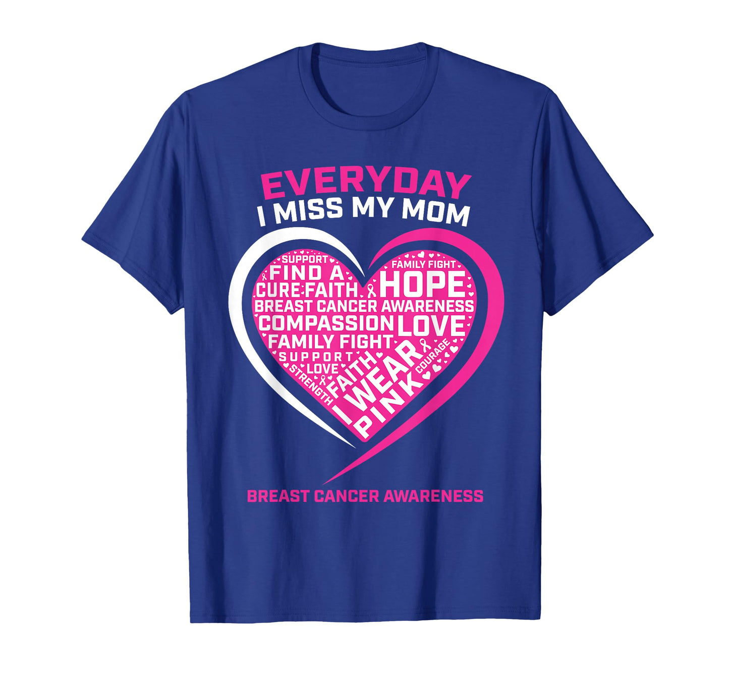 Remembrance In Memory Of My Mom Pink Breast Cancer Awareness T-Shirt