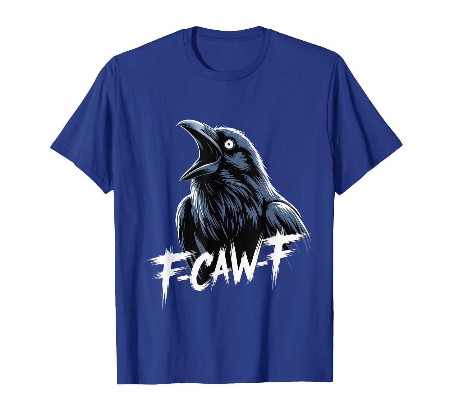 F-Caw-F Crow Funny Gothic Moon Black Bird Halloween T-Shirt