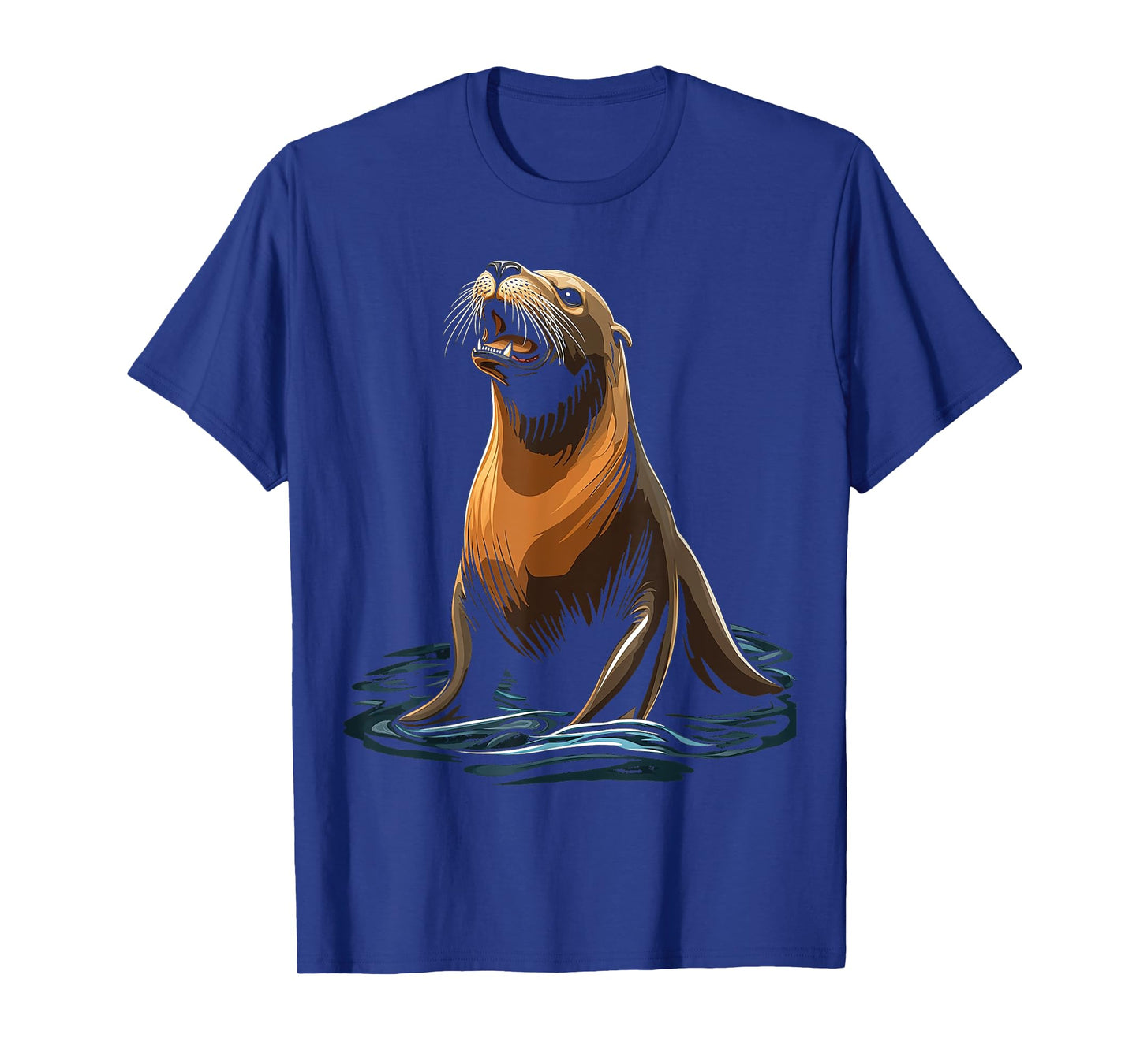 Sea Lion Animal Motif Art Sea Lion T-Shirt