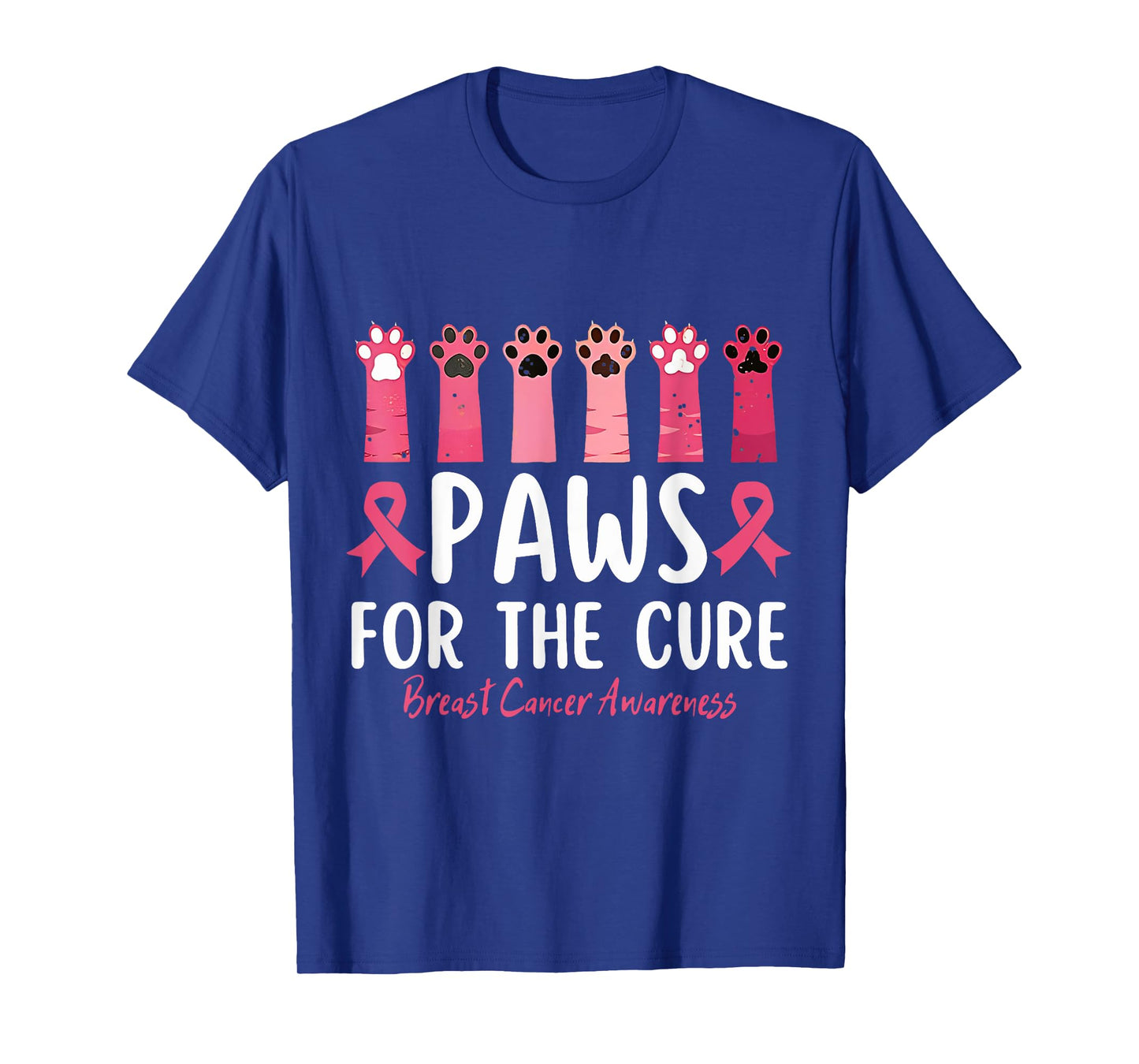 Paws For The Cure Breast Cancer Awareness T-Shirt