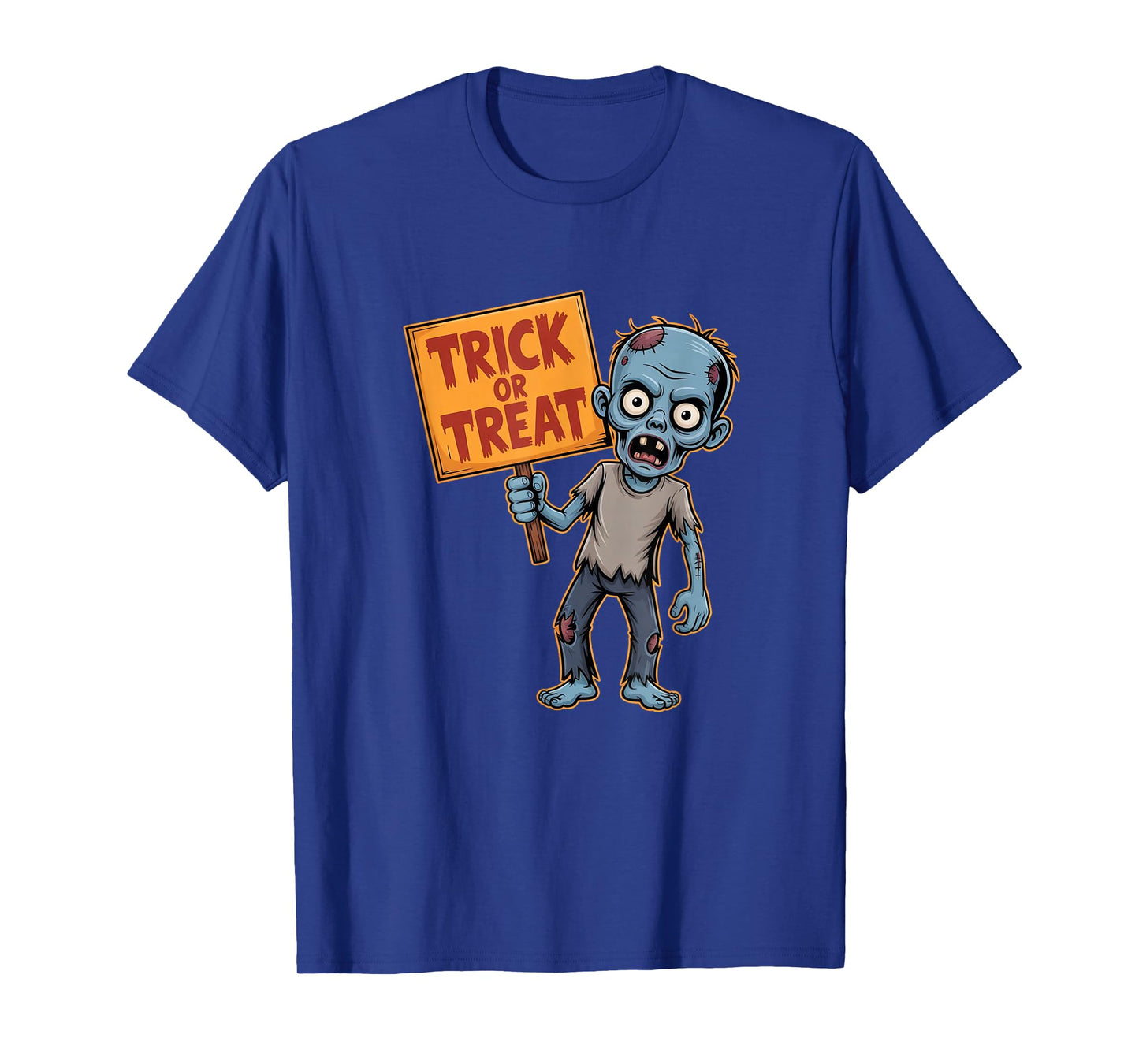 Spooky Trick or Treat Zombie Gift for Men Women T-Shirt