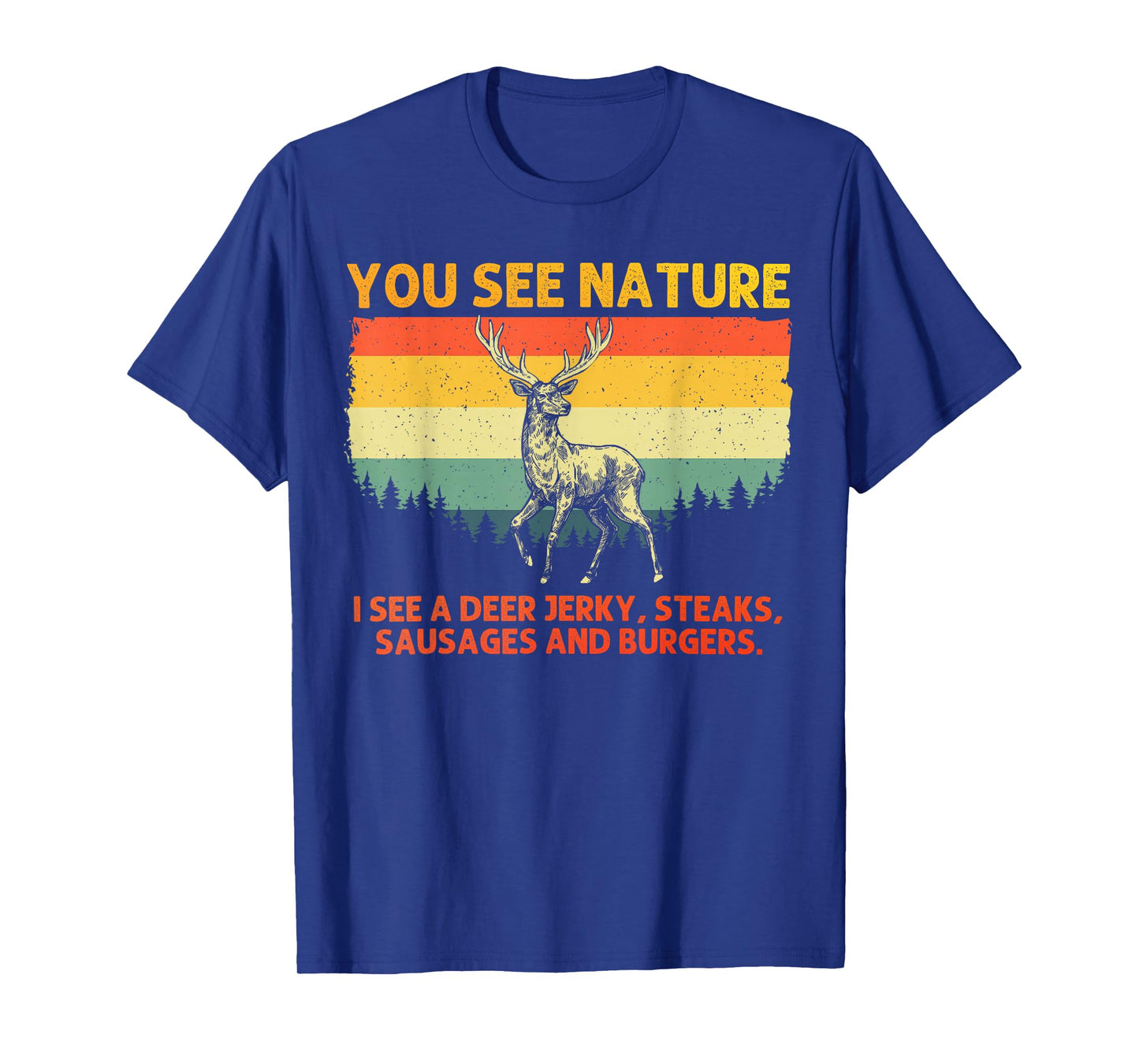 Deer Hunting Art for Men Women Wildlife Hunter Deer Hunting T-Shirt