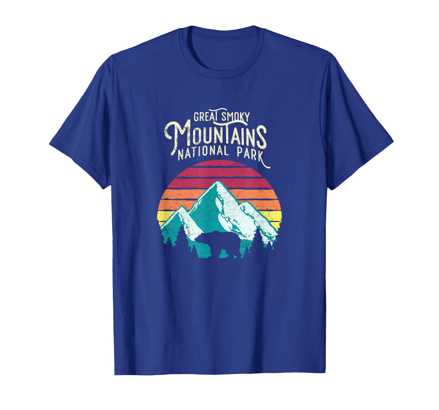 Vintage Great Smoky Mountains National Park Bear T Shirt T-Shirt