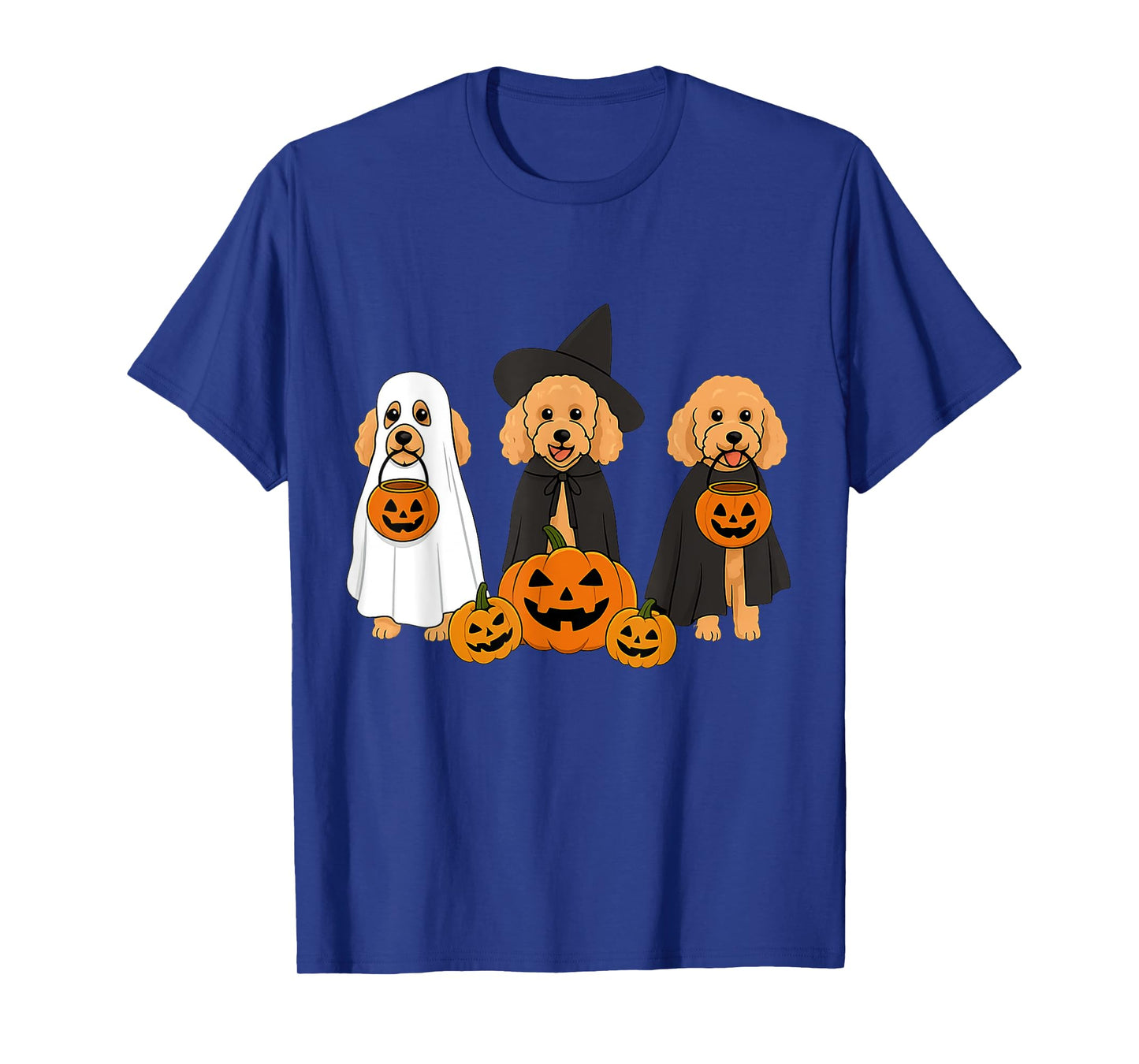 Ghost and Witch Pembroke Welsh Corgi Halloween for Women T-Shirt