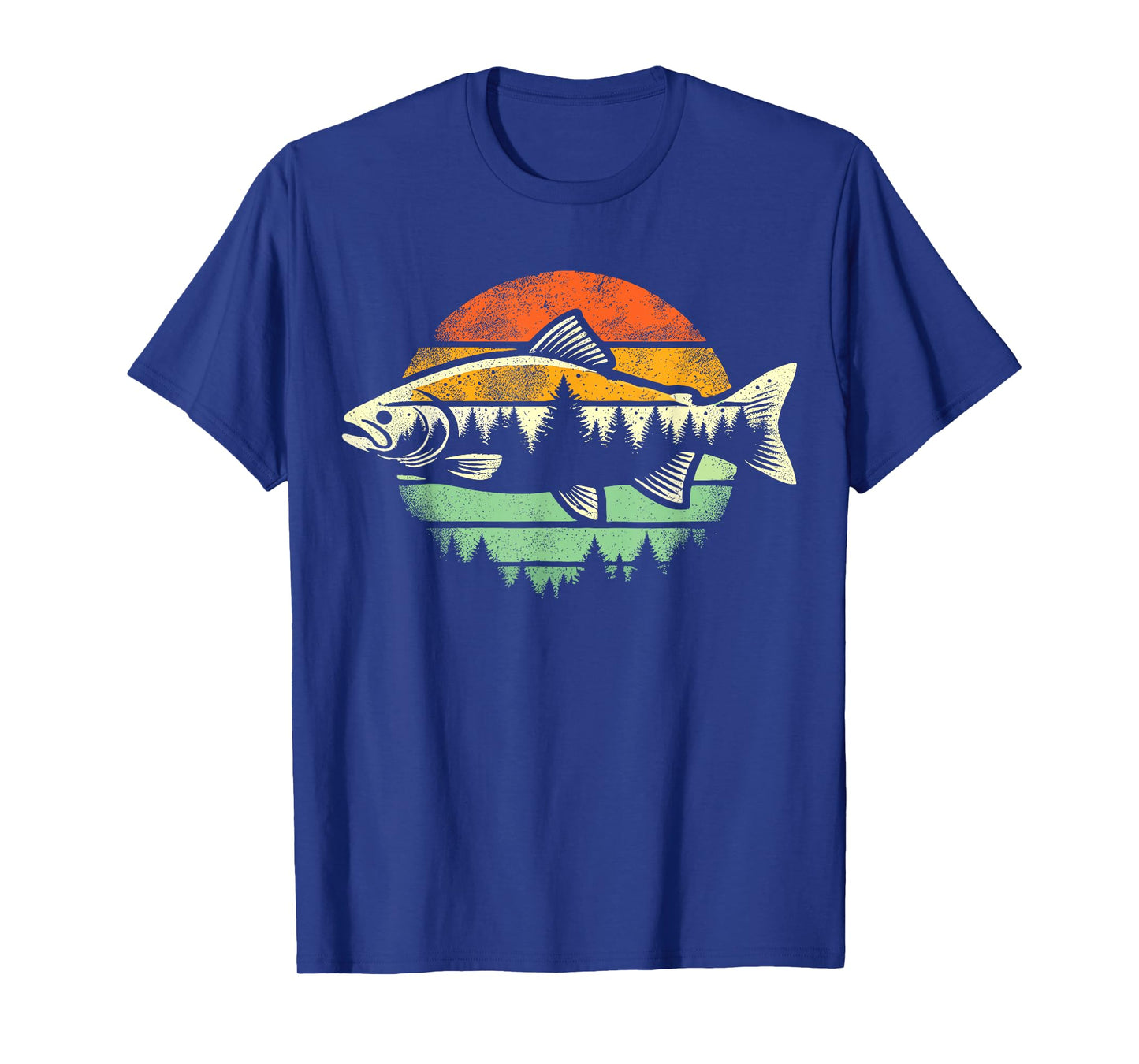 Fishing Retro Fish Nature Wildlife Fisherman T-Shirt