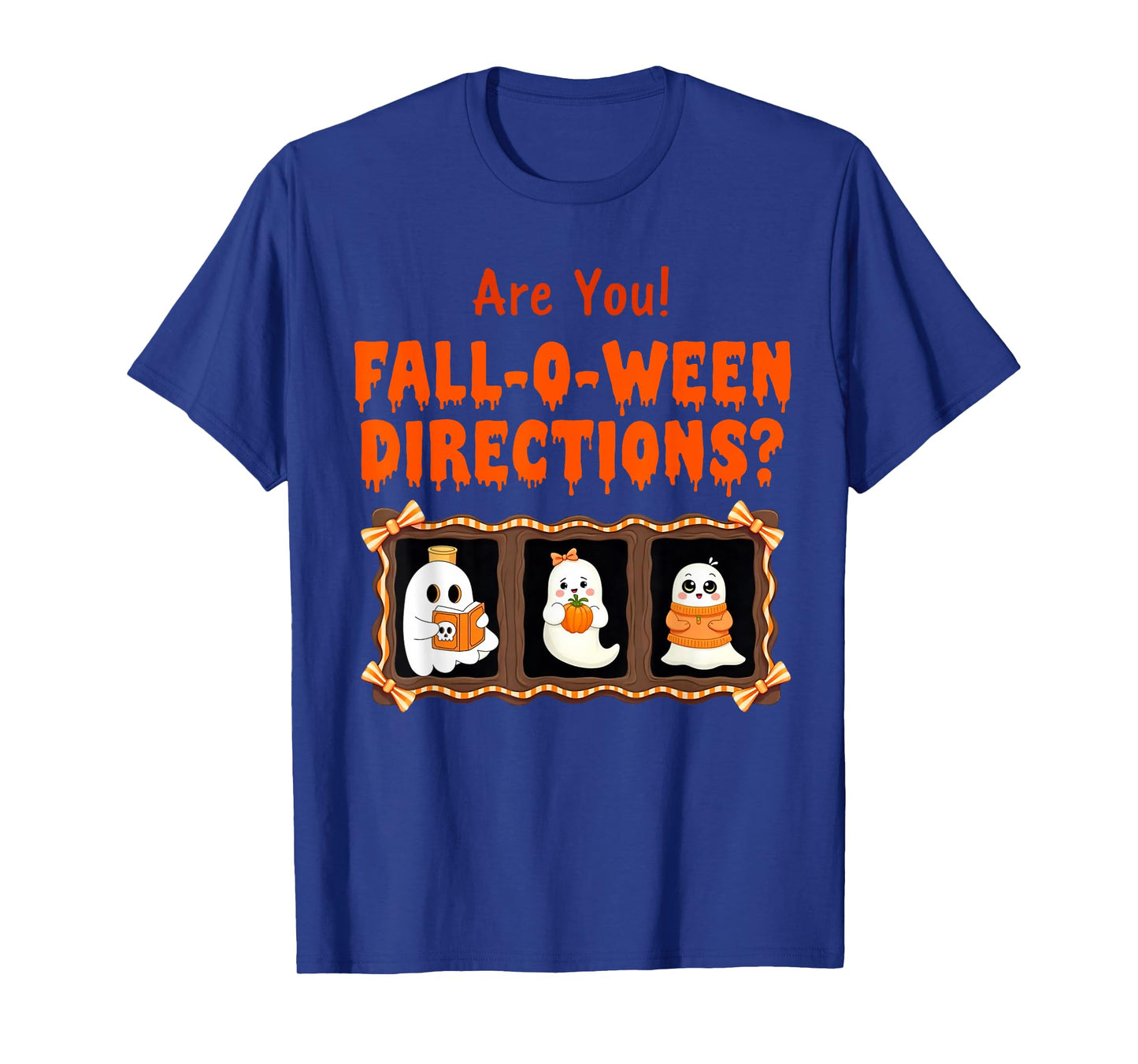 are You Fall O Ween Directions Funny Halloween Teacher Joke T-Shirt