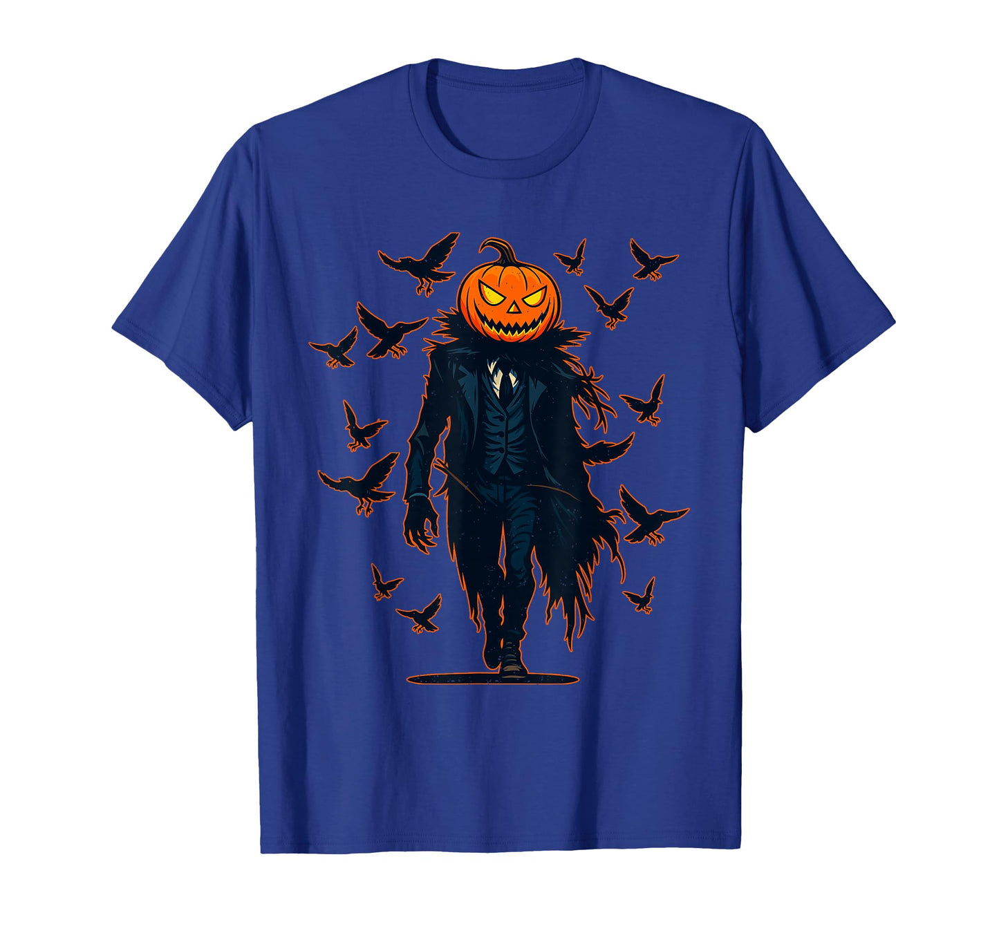 Pumpkin Crows Halloween Jack O Lantern Spooky Season T-Shirt