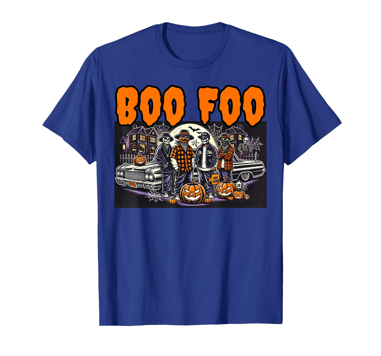 Urban Cultura Chicano Latino Cholo Mexican Halloween Homies T-Shirt