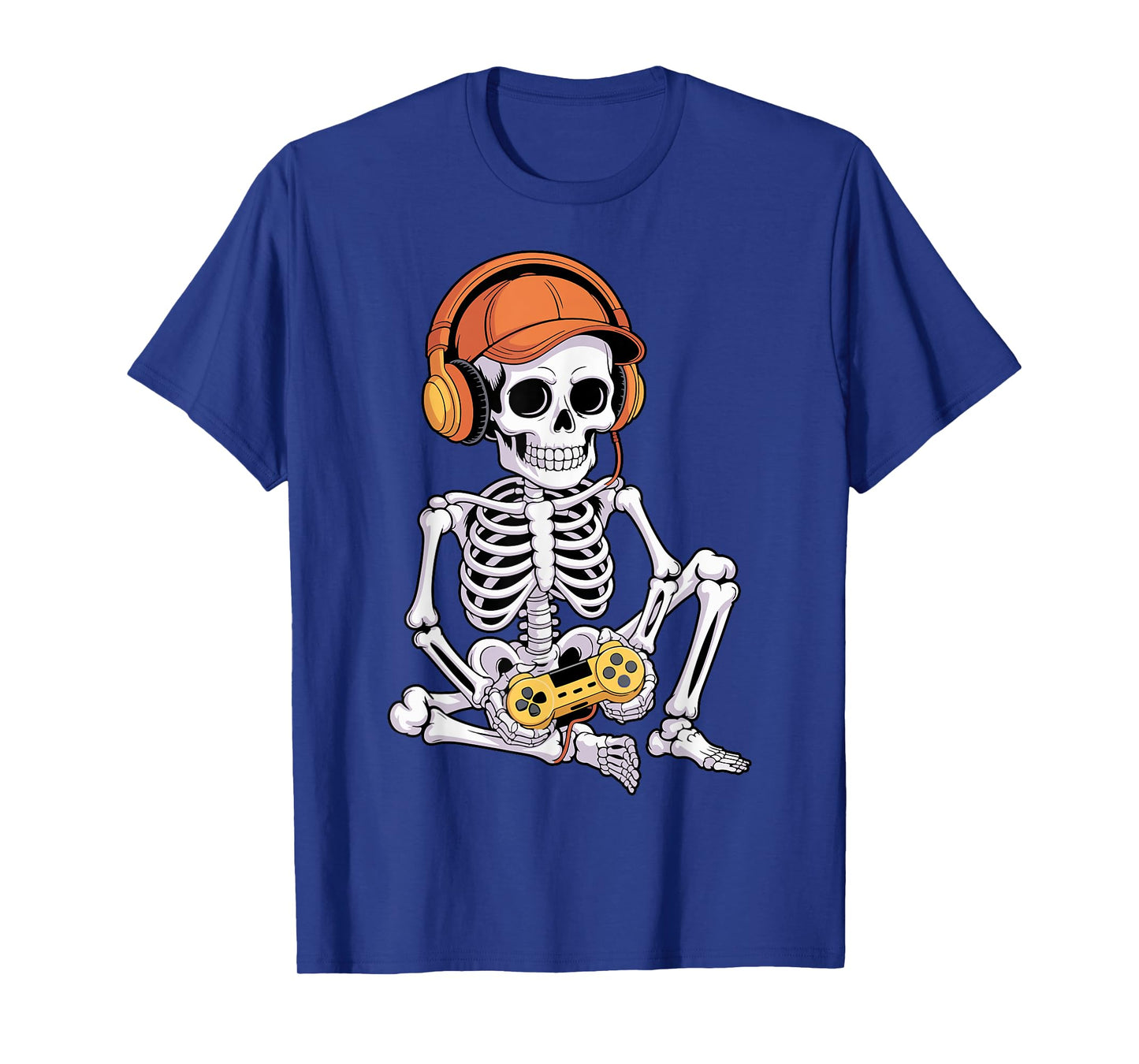 Skeleton Gamer Headphones Player Gaming Enthusiast T-Shirt