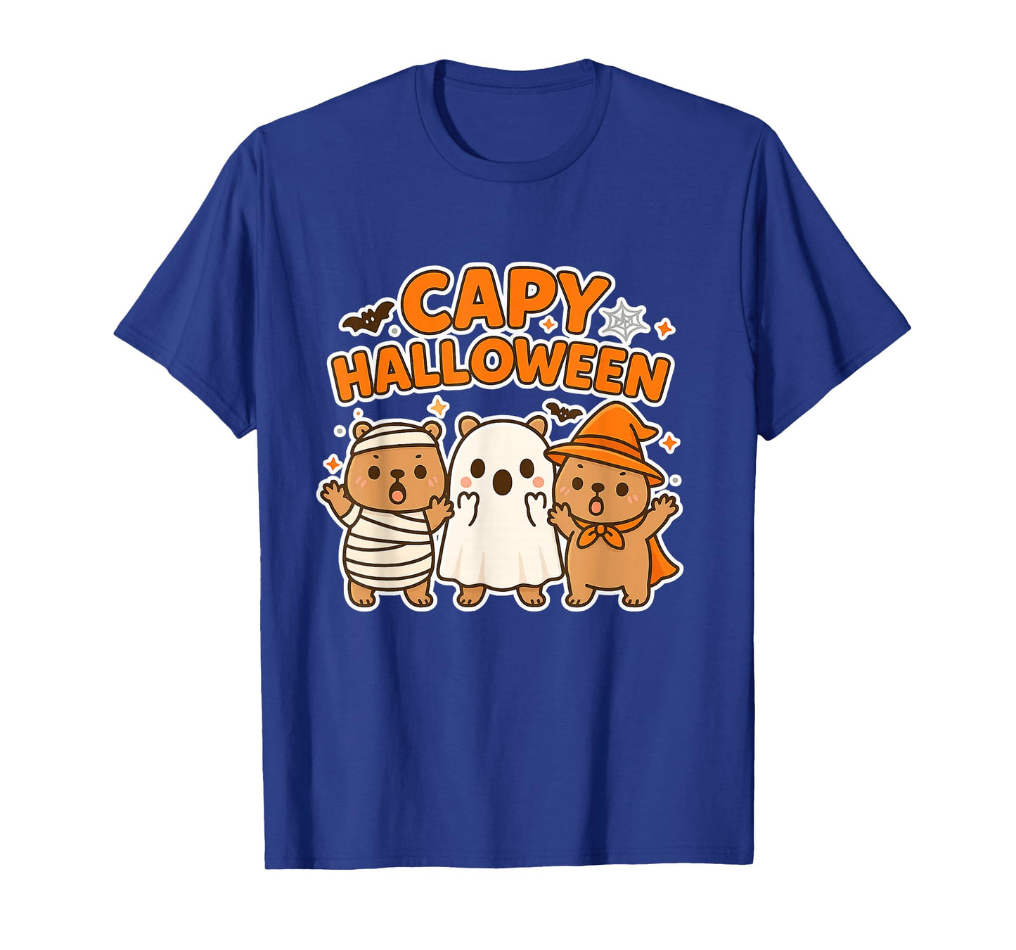 Capy Halloween Boys Girls Cute Capybara Halloween Costume T-Shirt