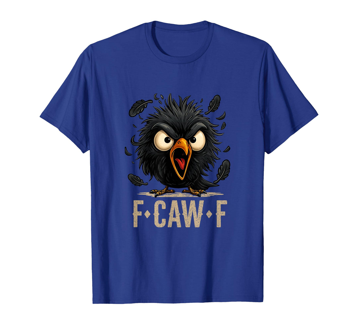 F-Caw-F Black Crow Black Bird Funny Crow F Caw F Gothic T-Shirt