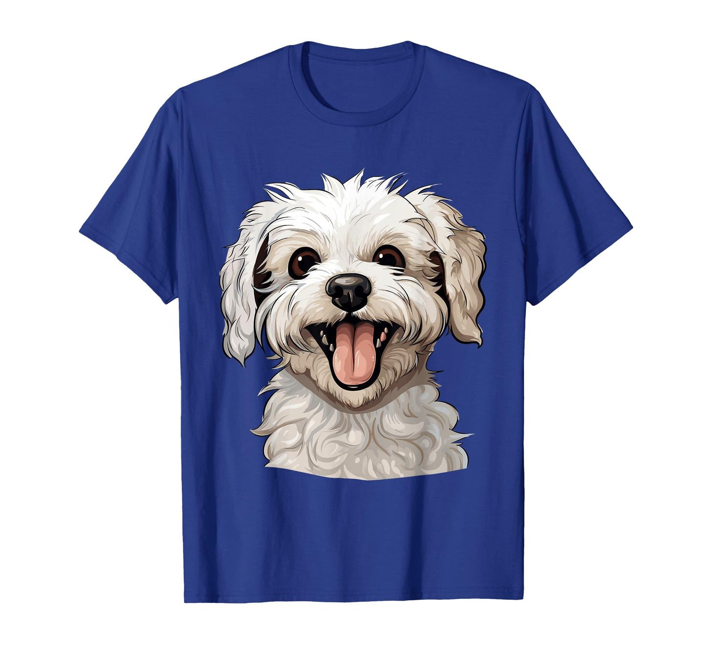 Cute Maltipoo Face Dog Lover Mom Pet Puppy Owner Print Art T-Shirt