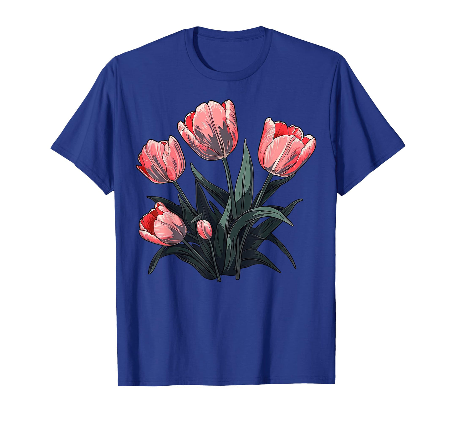 Vintage Tulip Flower on Tulip T-Shirt