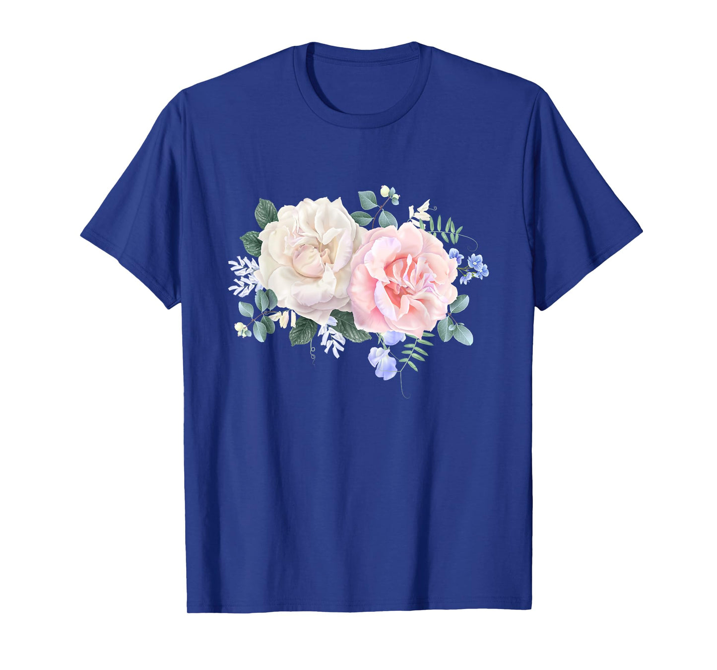 Vintage Flower Rose Floral Shirt - Pastel Flower Tee Rose T-Shirt