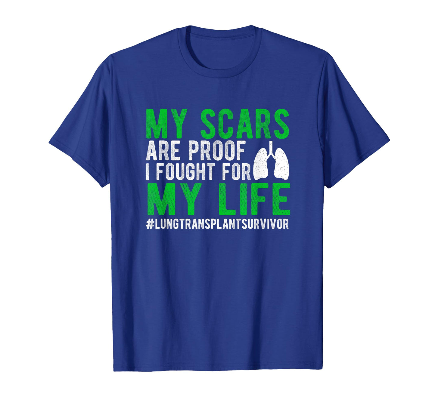 New Lung Transplant Recovery Lung Recipient Black Lung Transplant Survivor T-Shirt