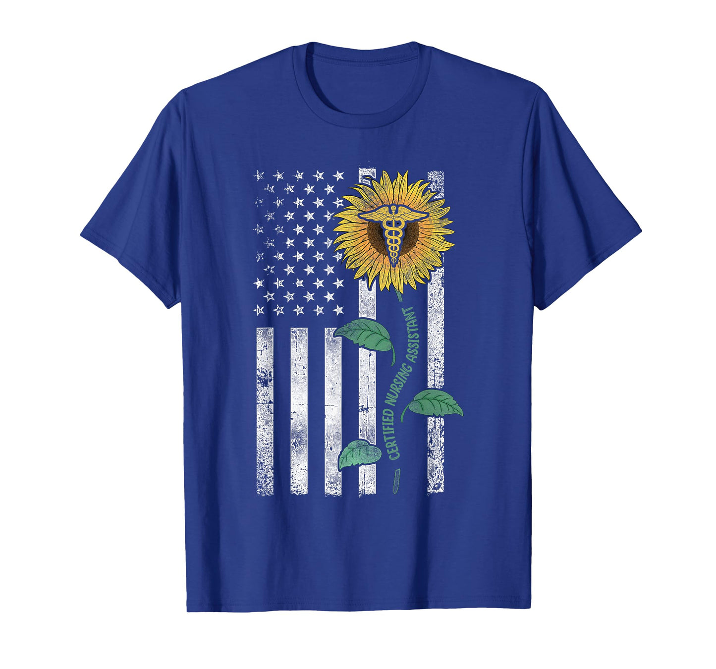 CNA Nurse Certified Nursing Assistant American Flag Women Kids Men T-Shirt